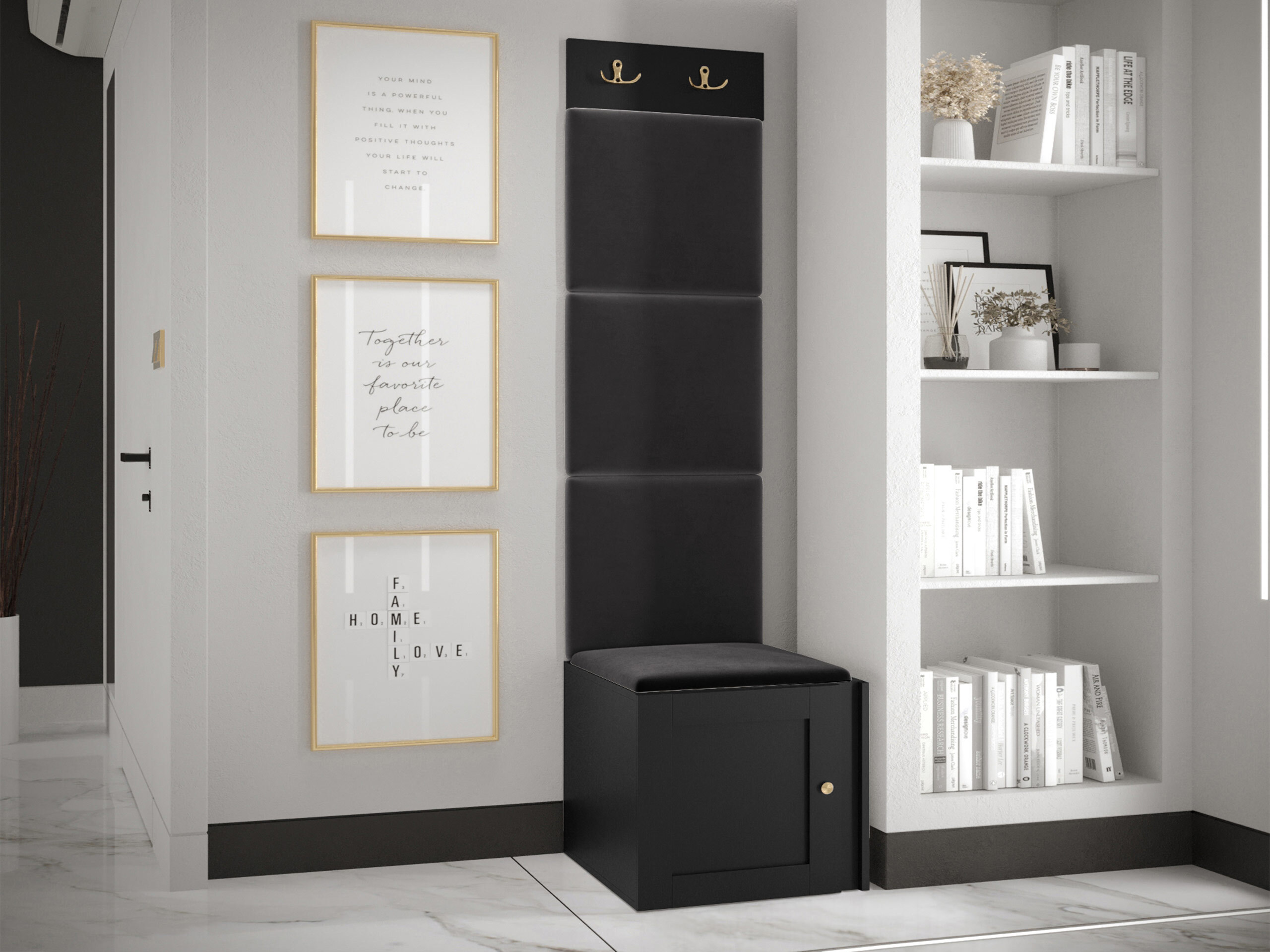 Hallway set Hartford 378 (Black)
