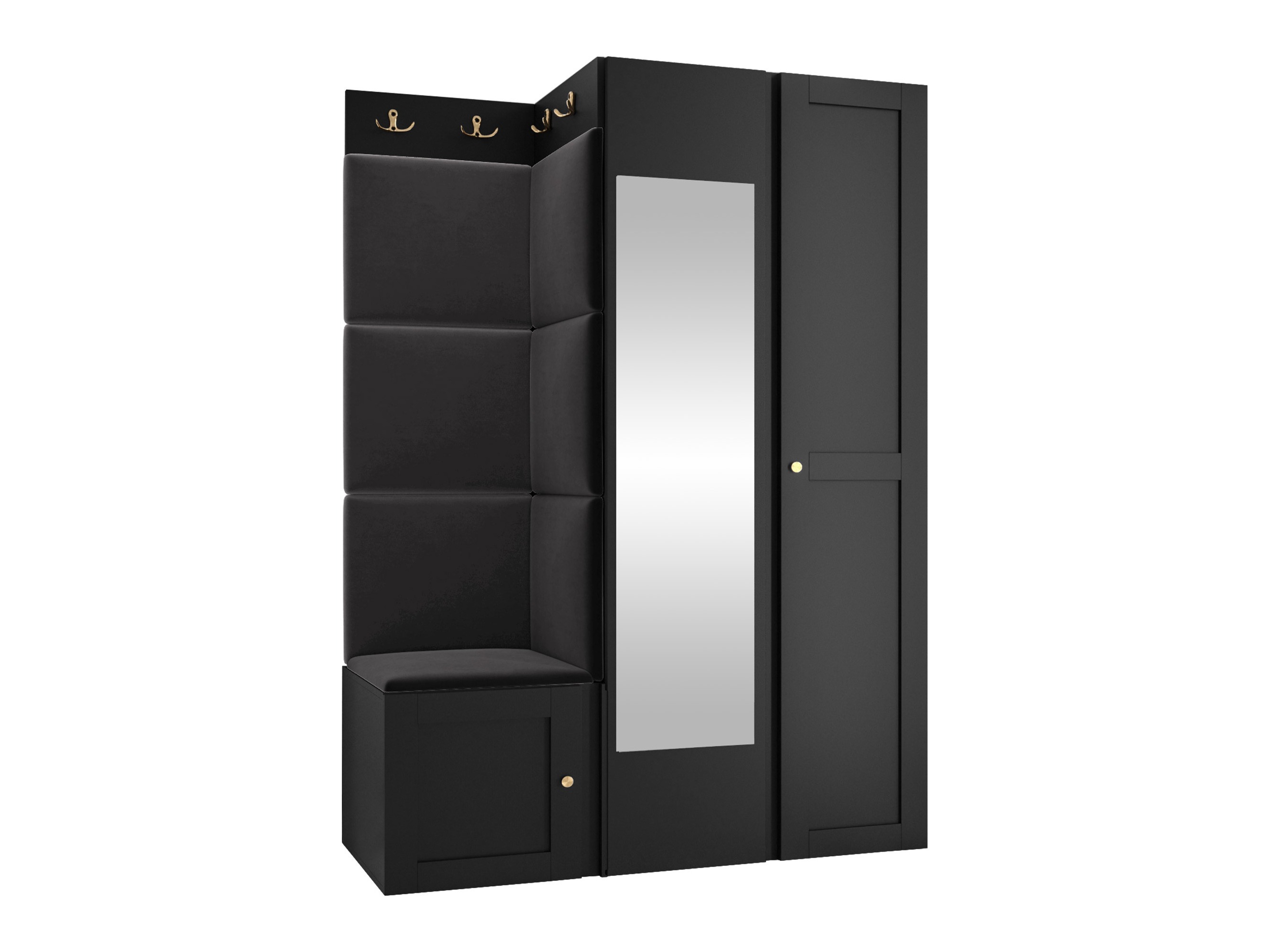 Hallway set Hartford 380 (Black)