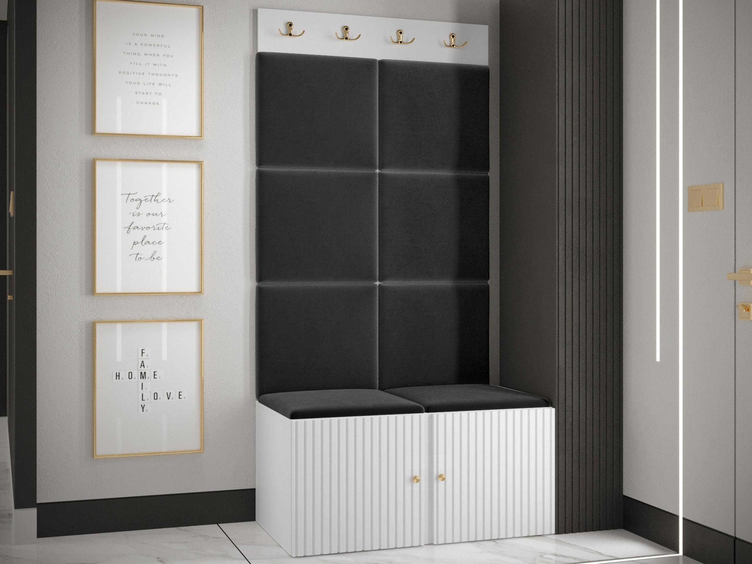 Hallway set Hartford 383 (White)
