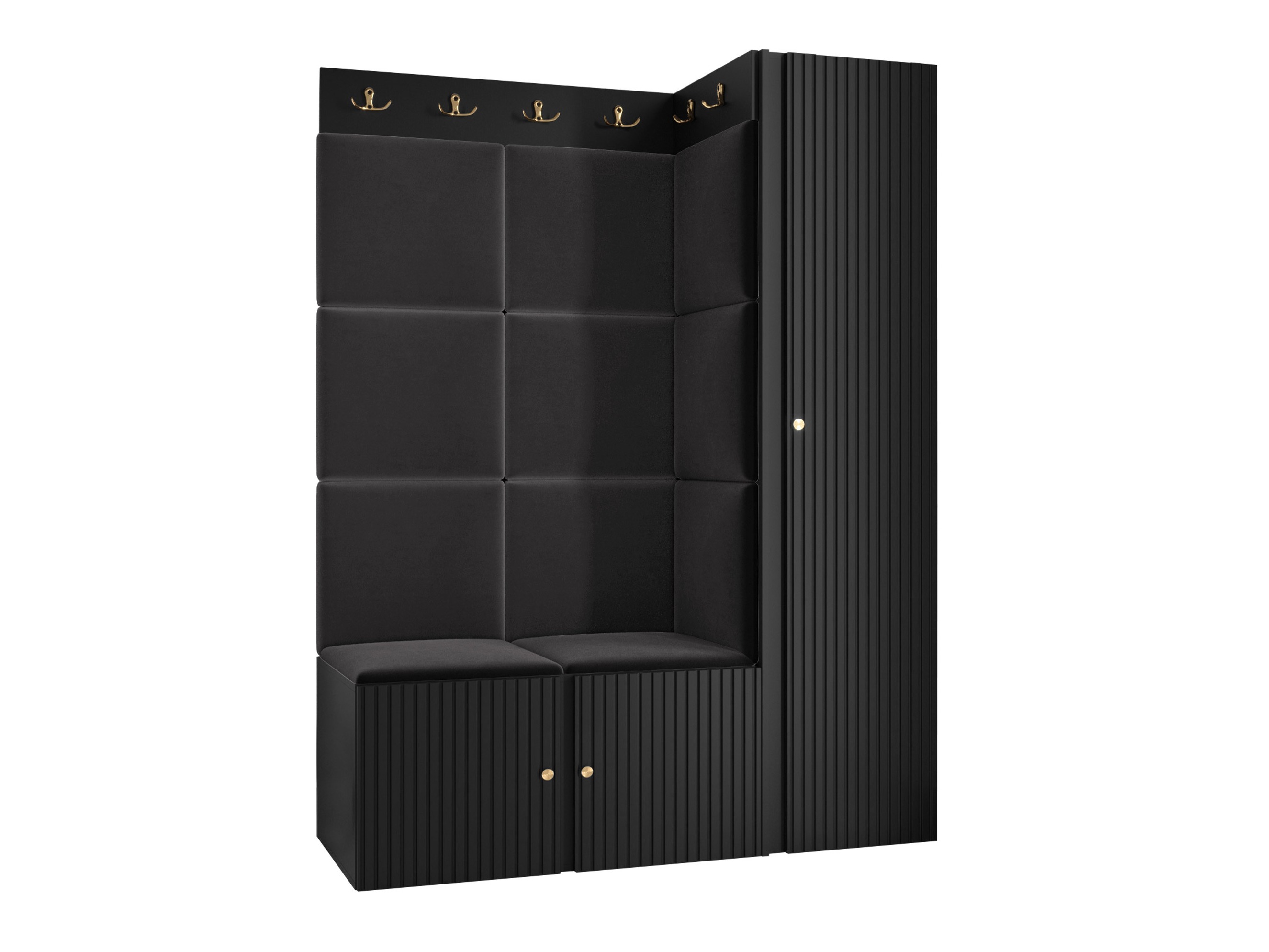 Hallway set Hartford 385 (Black)