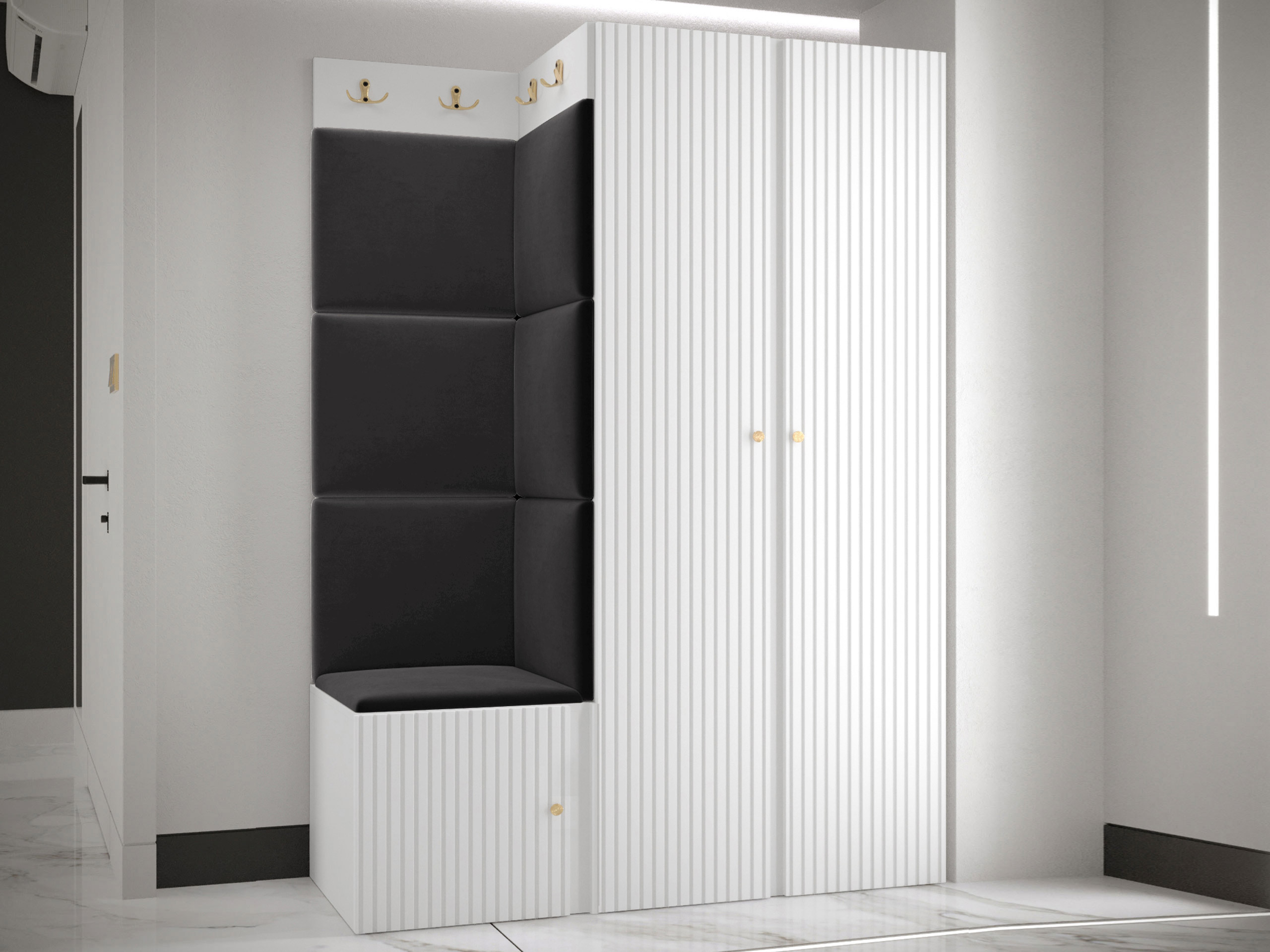 Hallway set Hartford 387 (White)