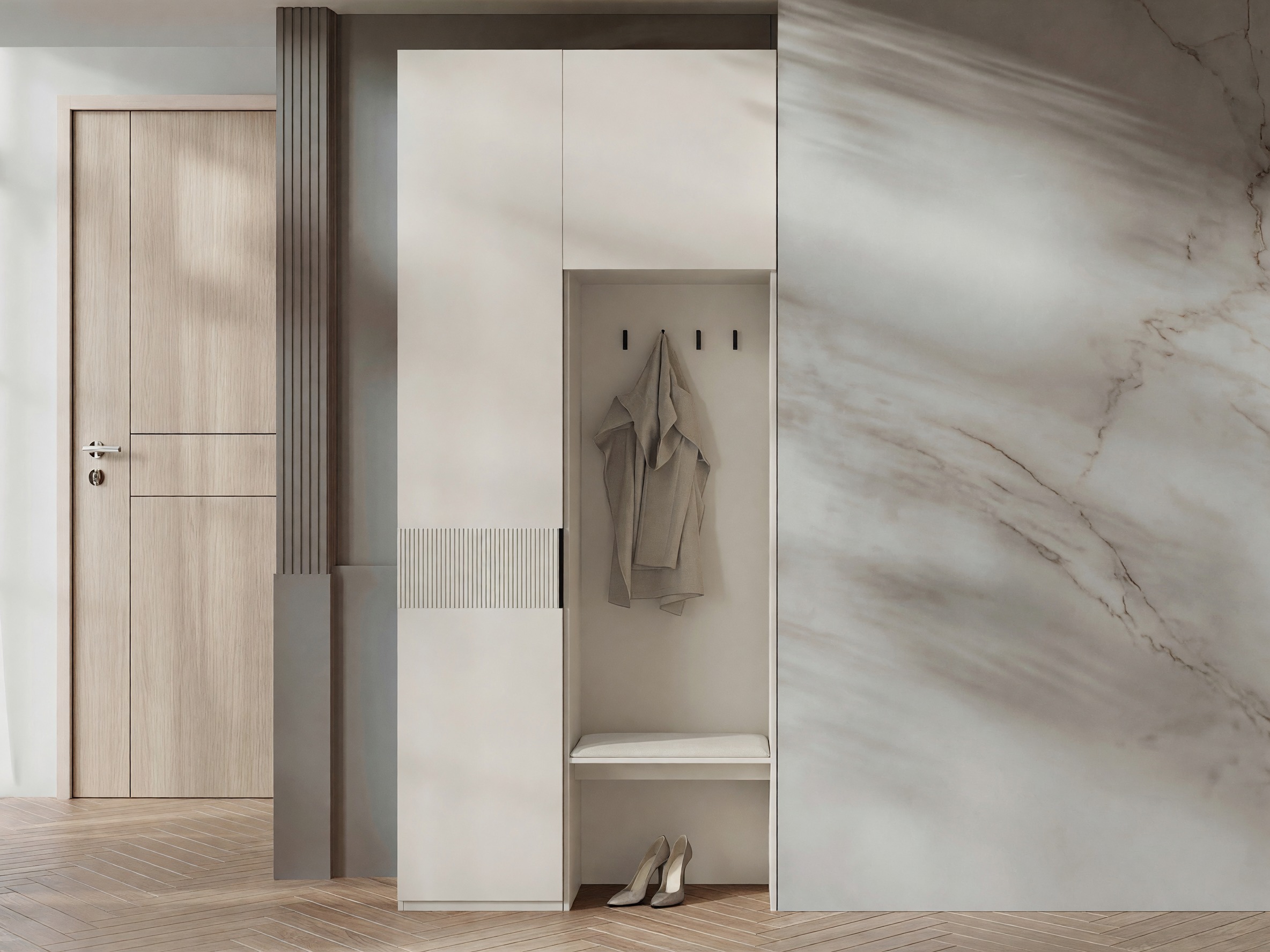 Hallway set Toledo 148 (Beige)