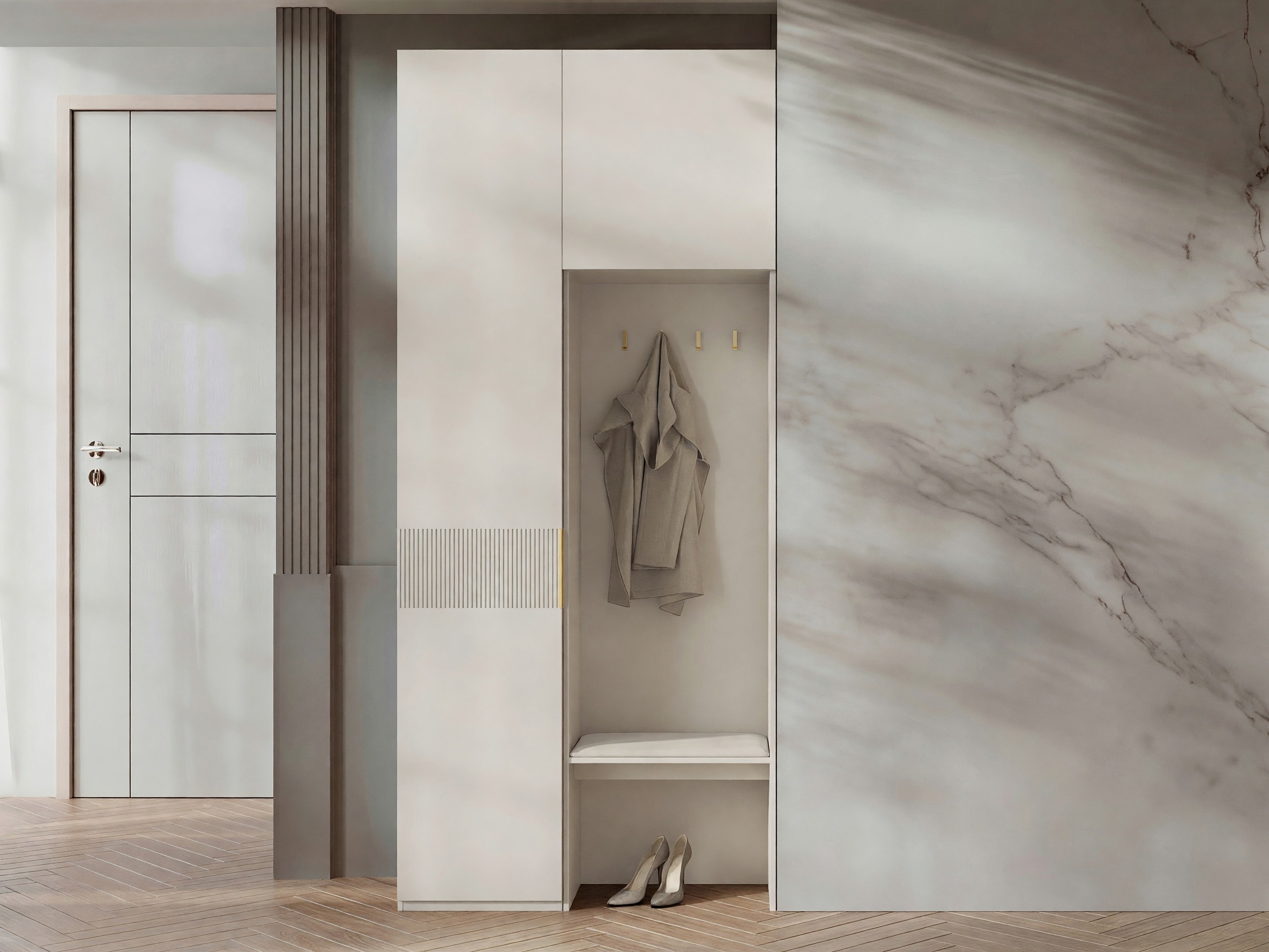 Hallway set Toledo 148 (Beige)
