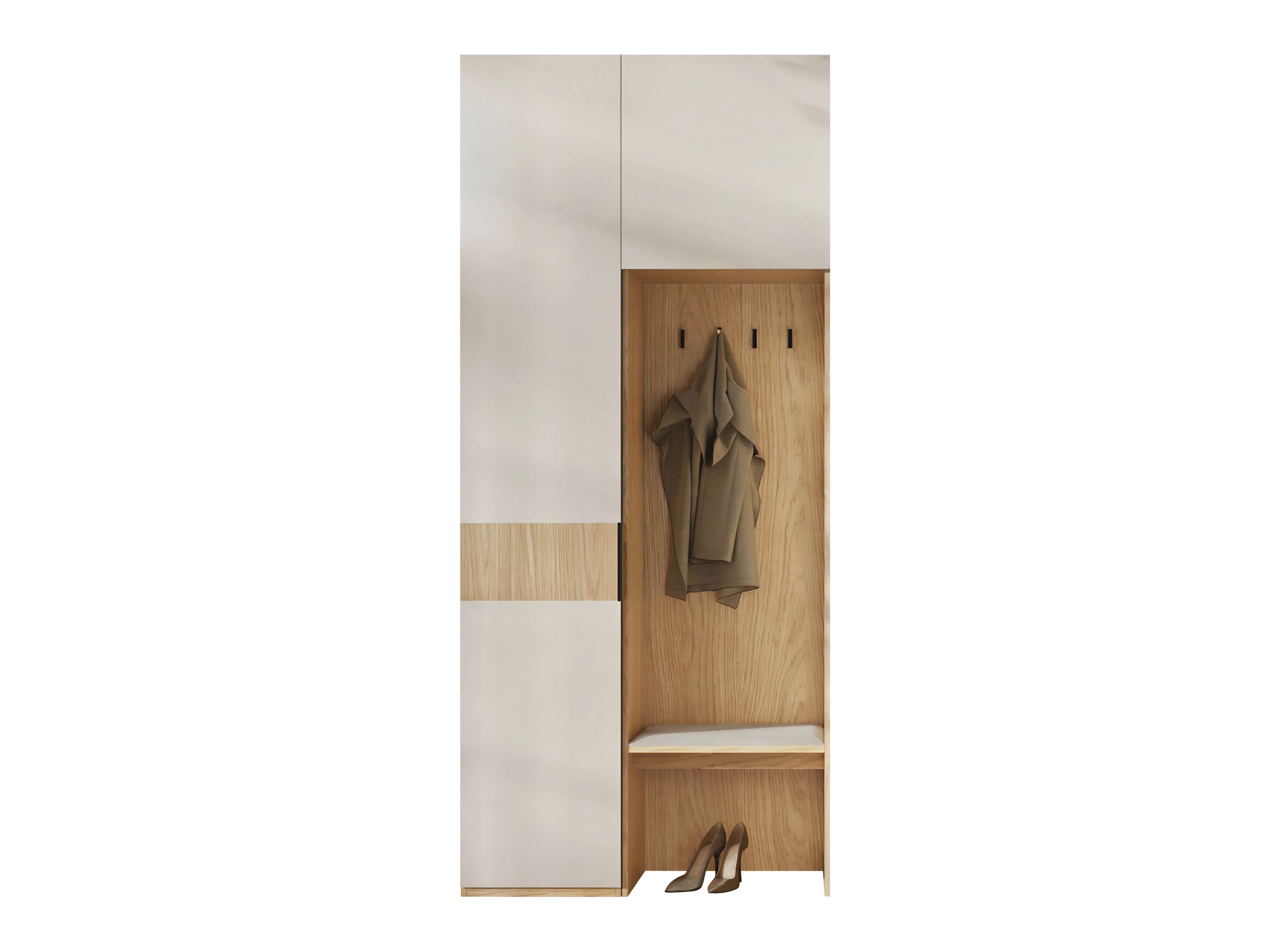 Hallway set Toledo 148 (Oak + Beige)