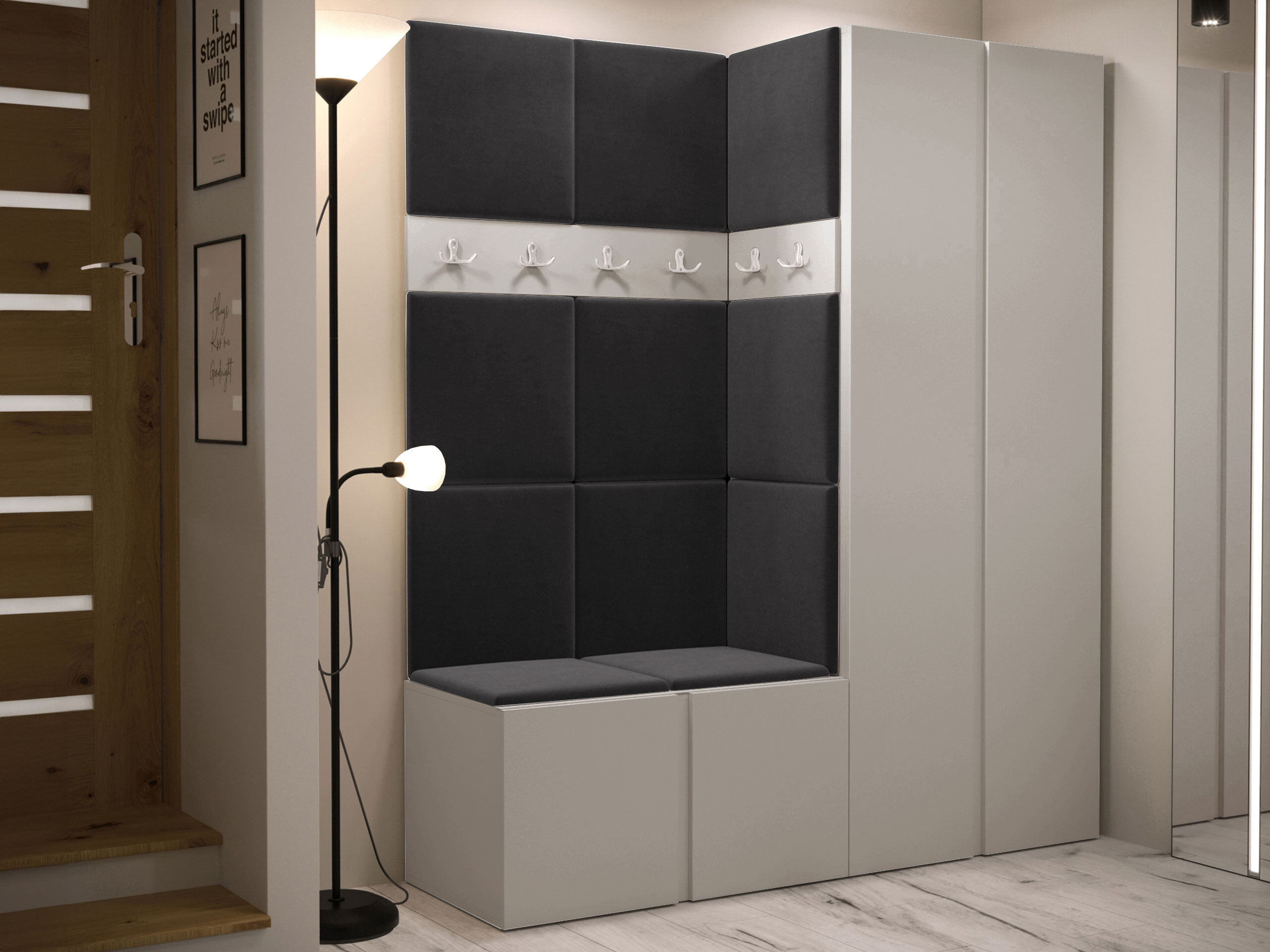 Hallway set Pinis III (Cashmere)
