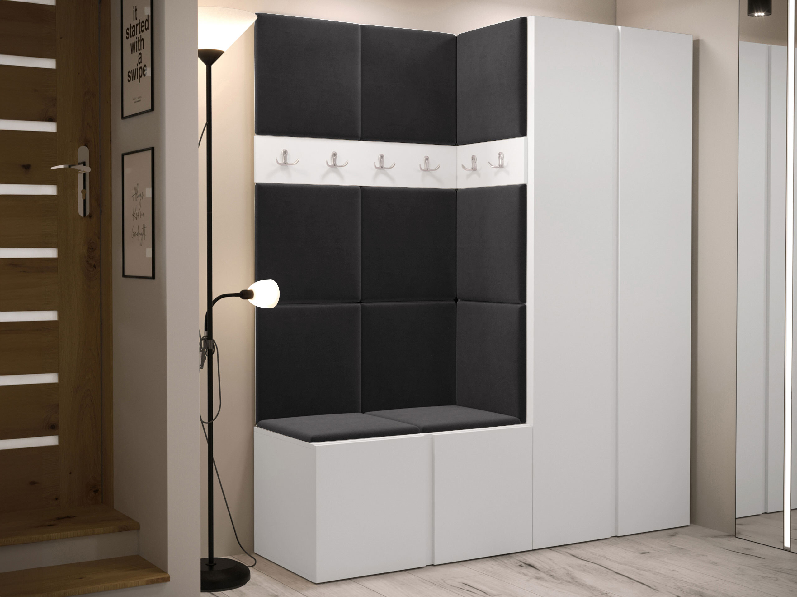 Hallway set Pinis III (White)