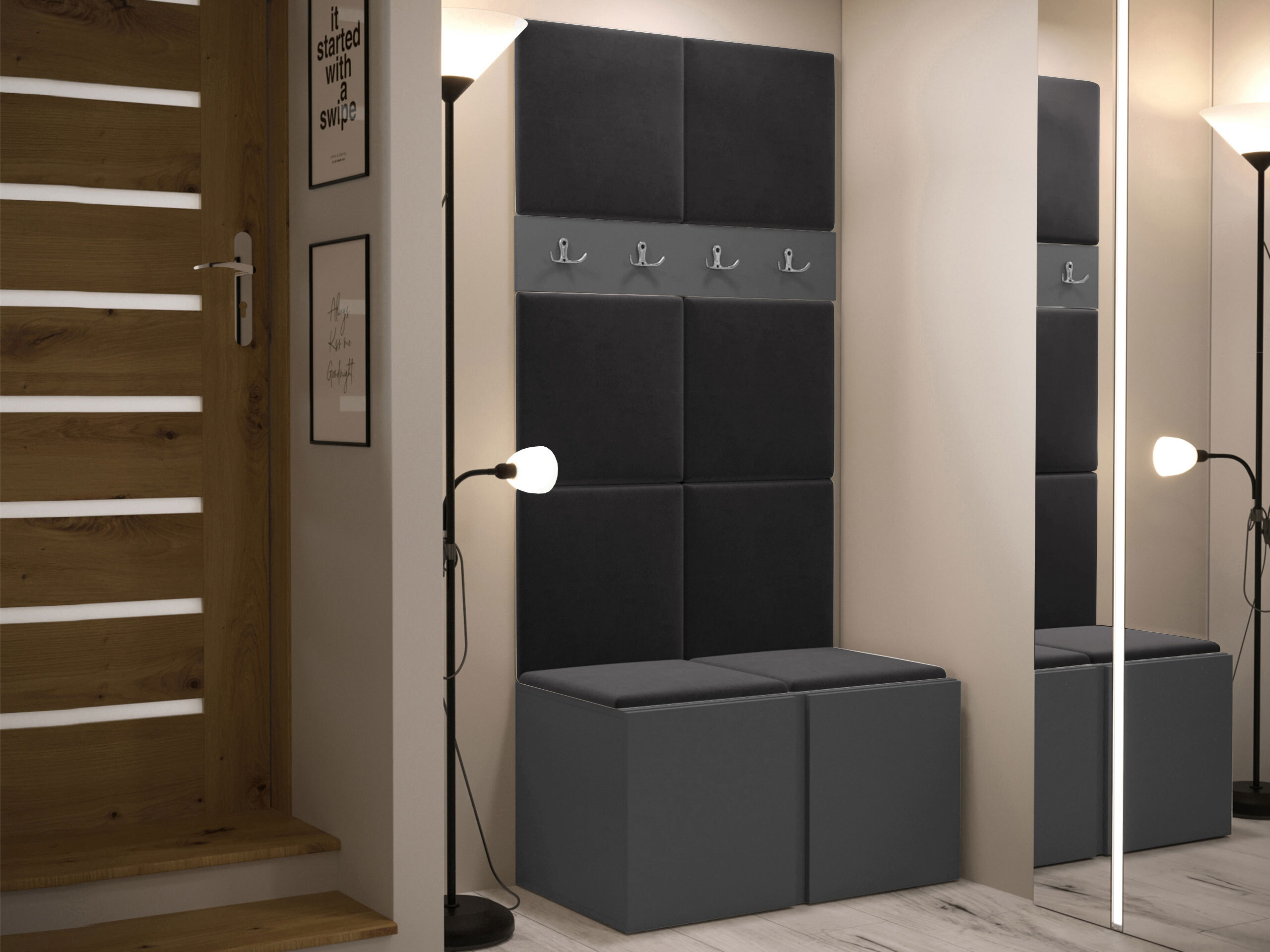 Hallway set Pinis IV (Graphite)