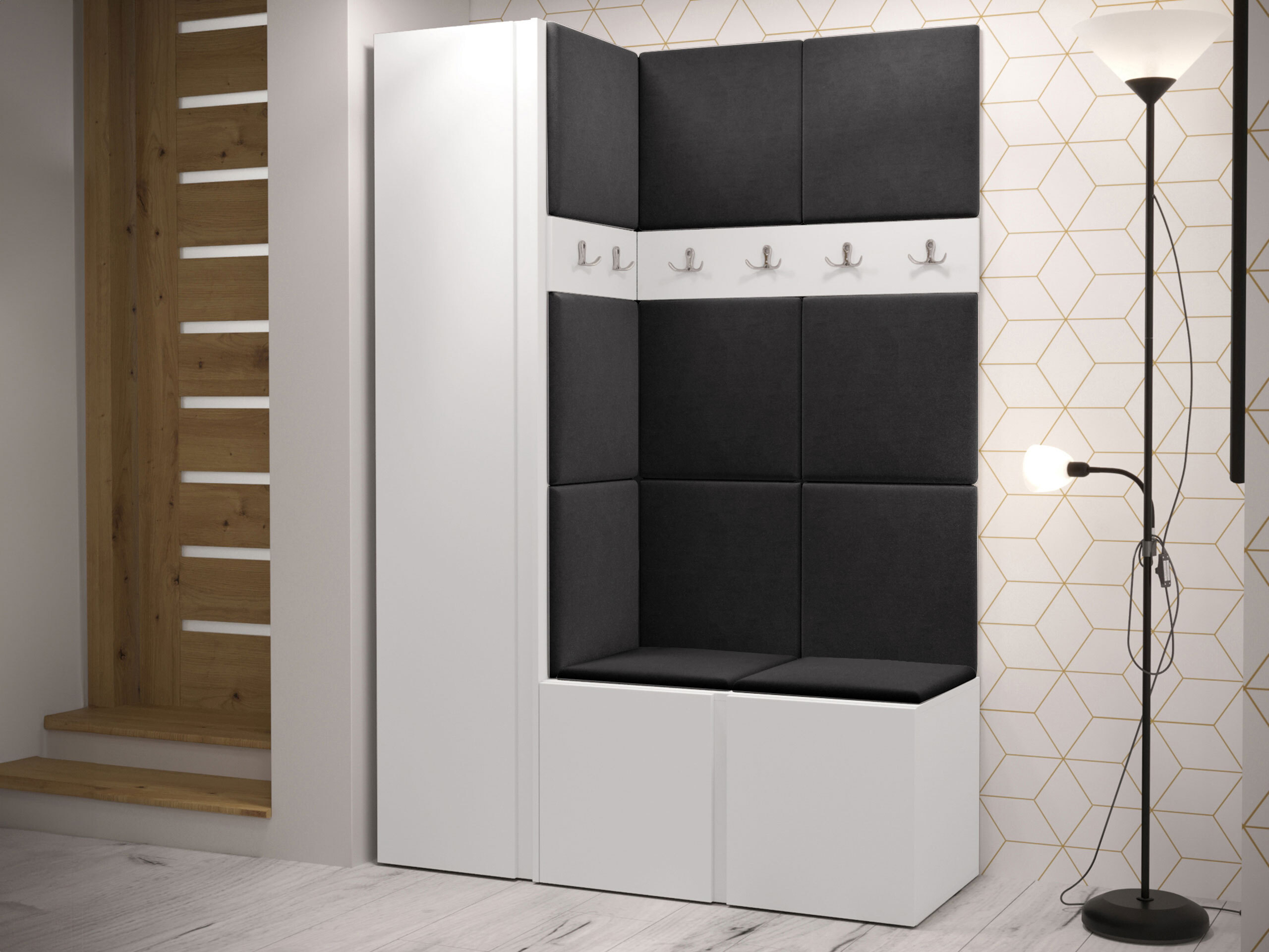 Hallway set Pinis IX (White)