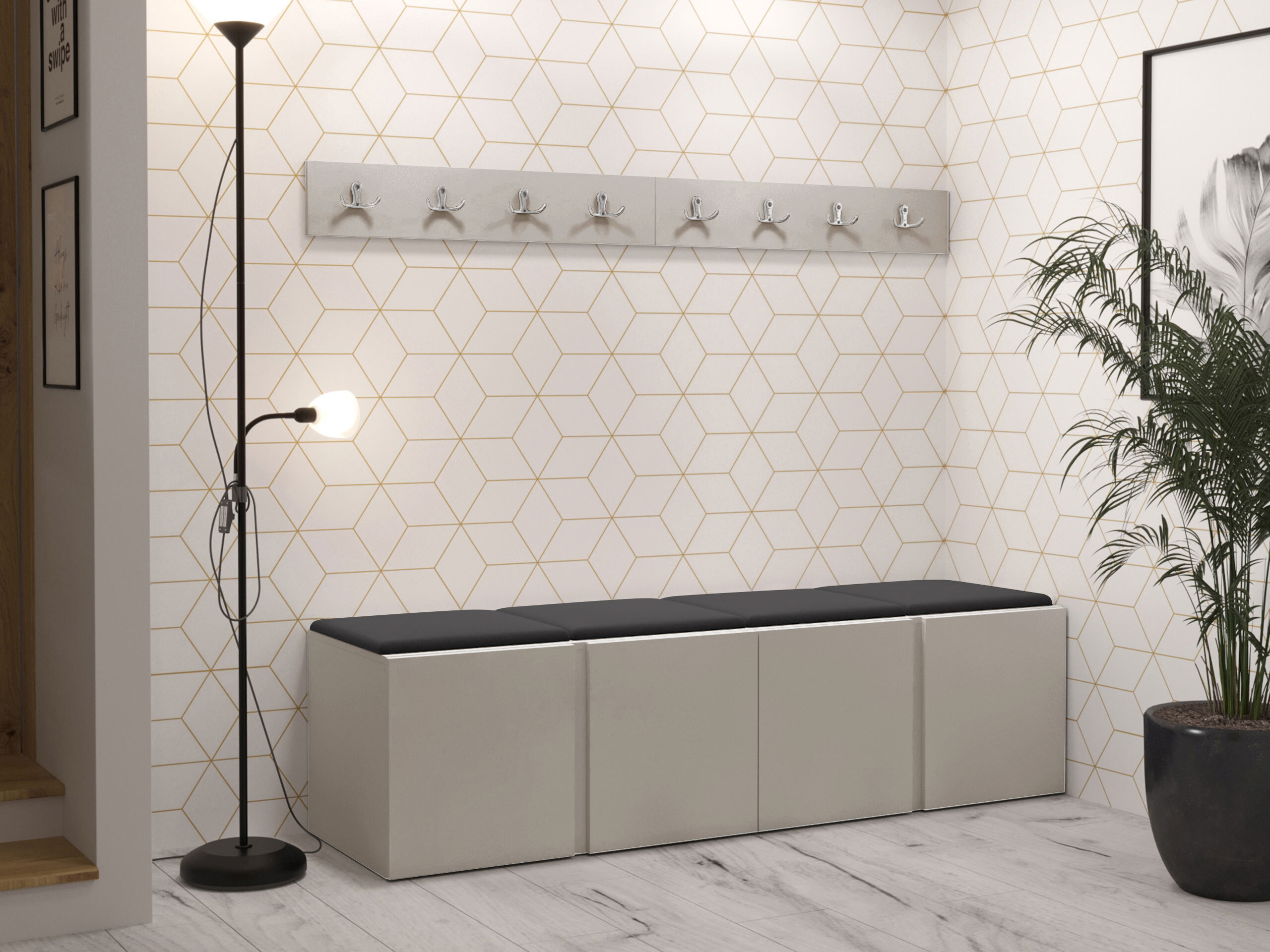 Hallway set Pinis VII (Cashmere)