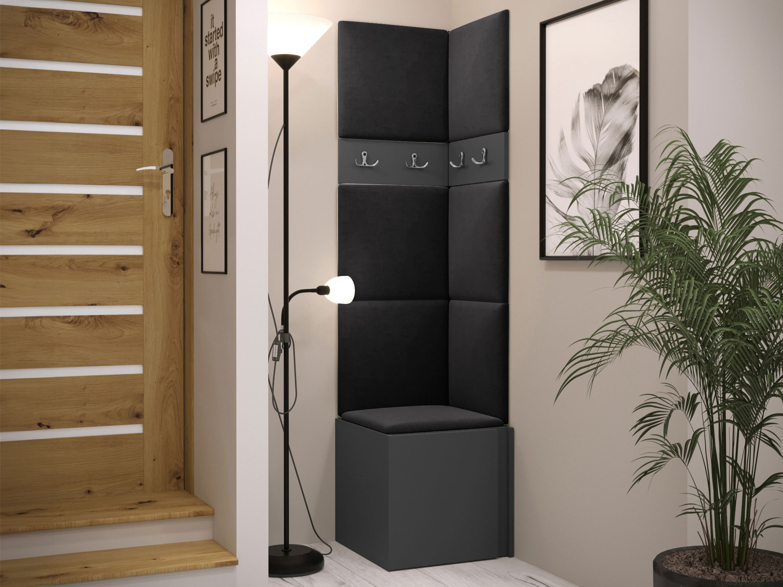 Hallway set Pinis XXI (Graphite)