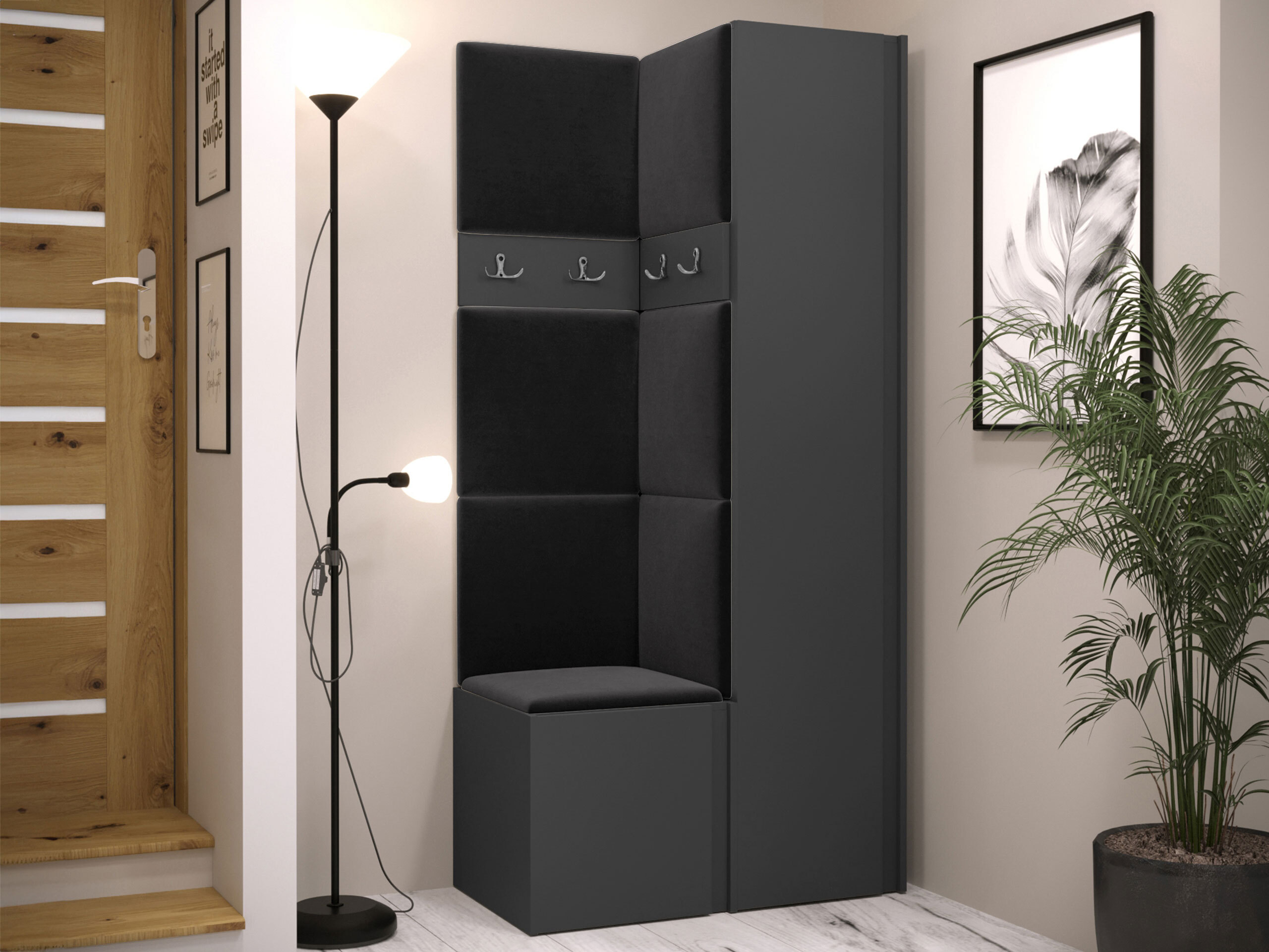 Hallway set Pinis XXIV (Graphite)