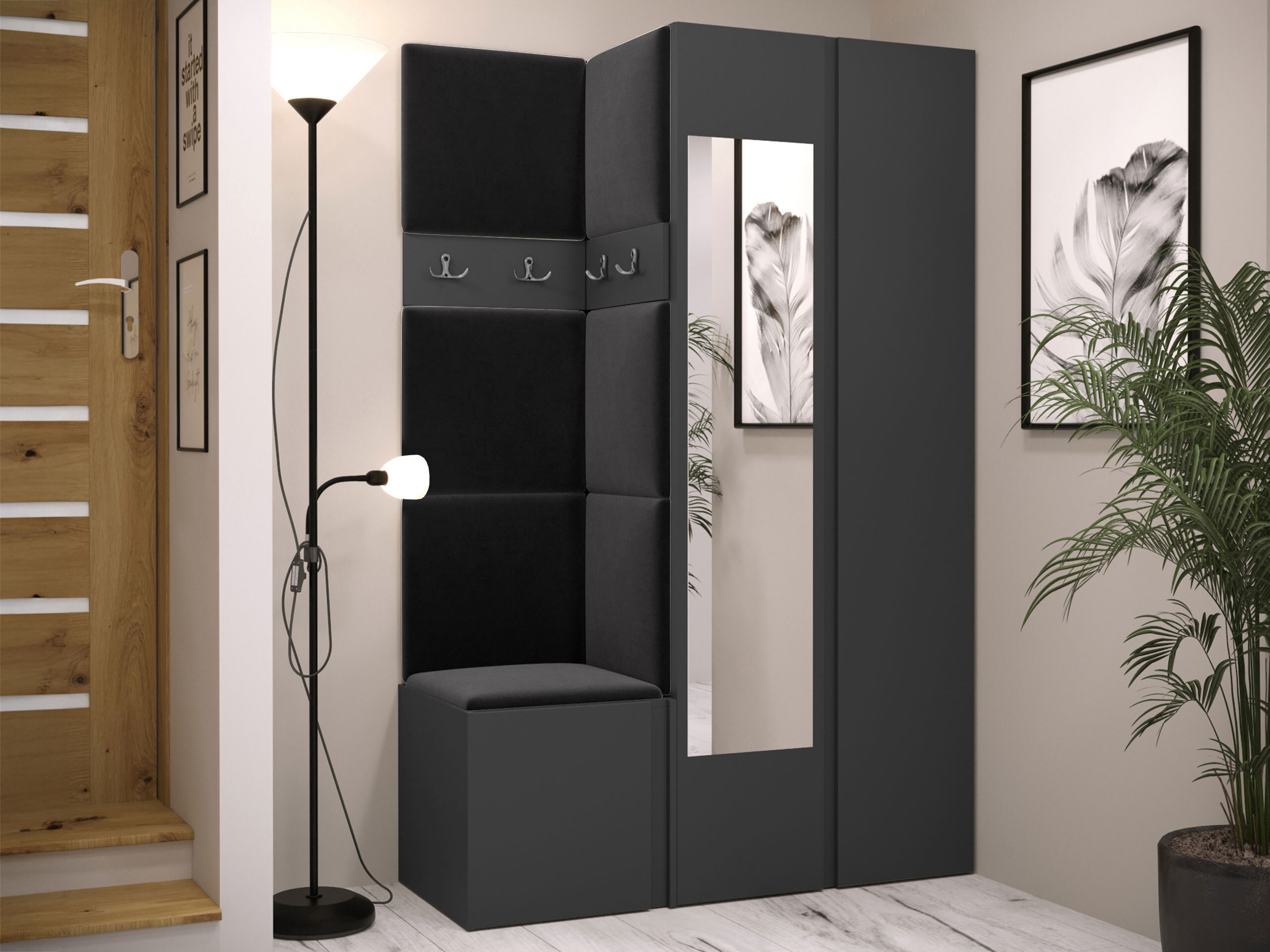 Hallway set Pinis XXVI (Graphite)