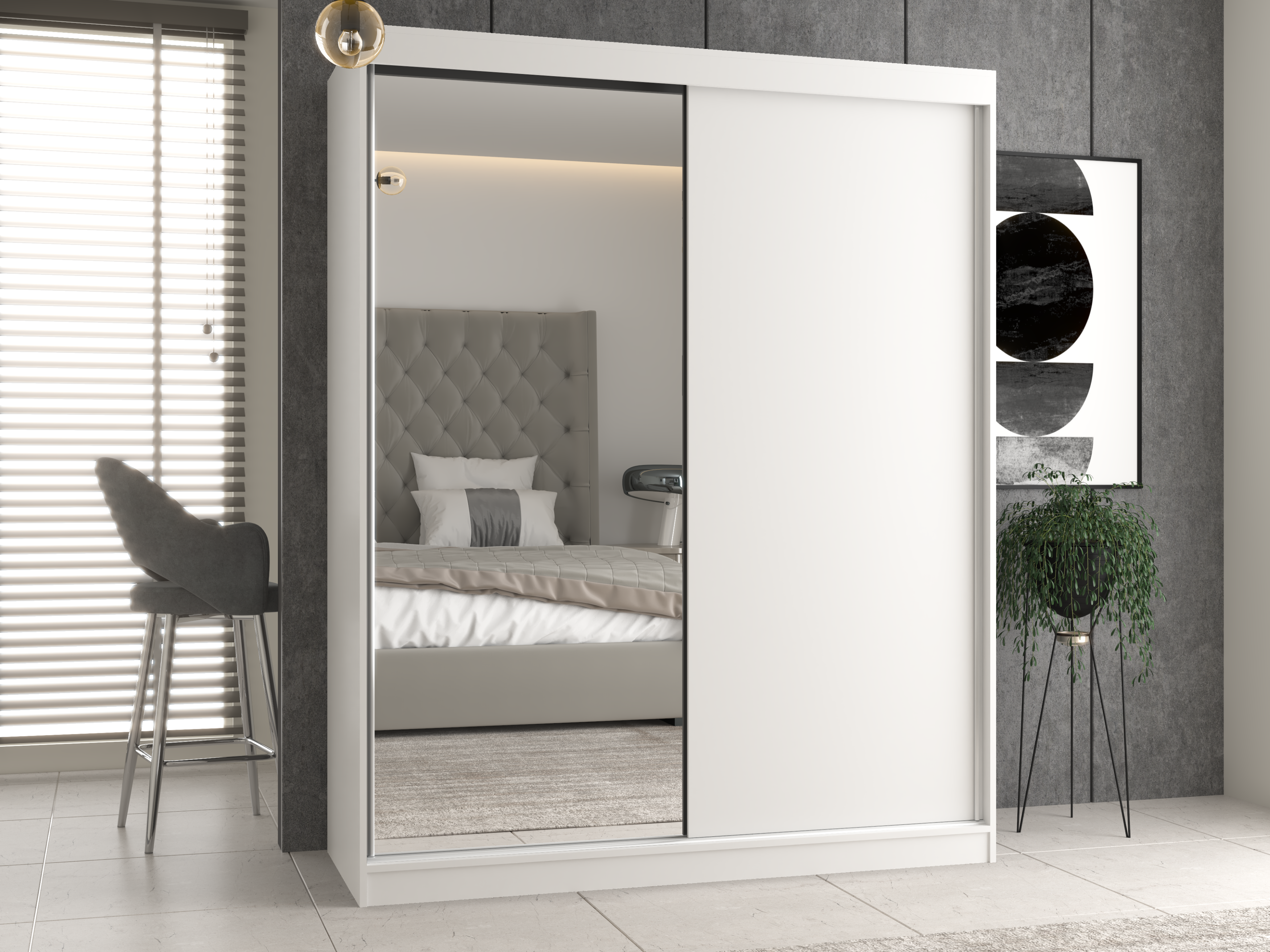 Wardrobe Mandeville 383 (White)