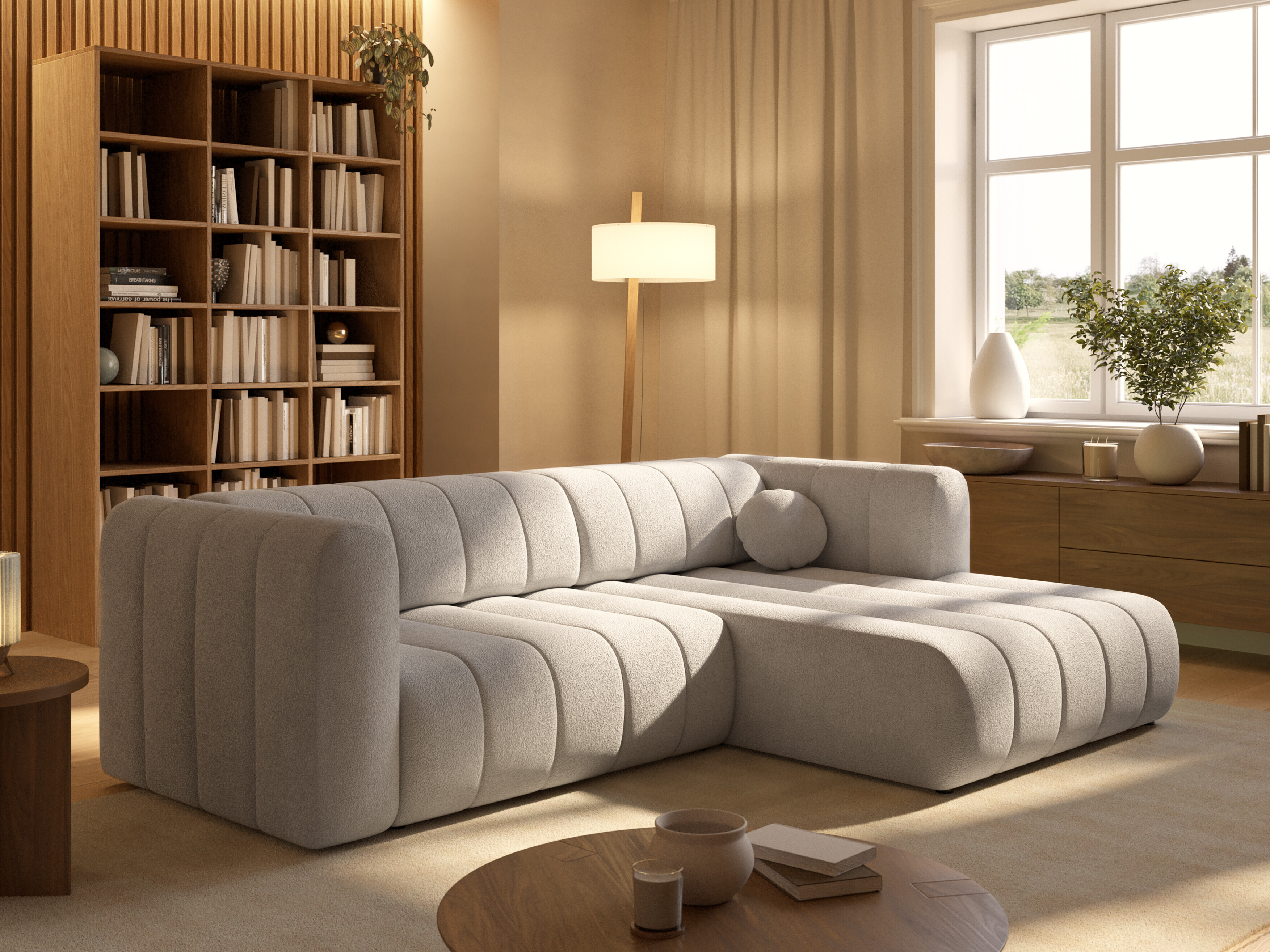Corner sofa Kingston 214 (Monte 01)
