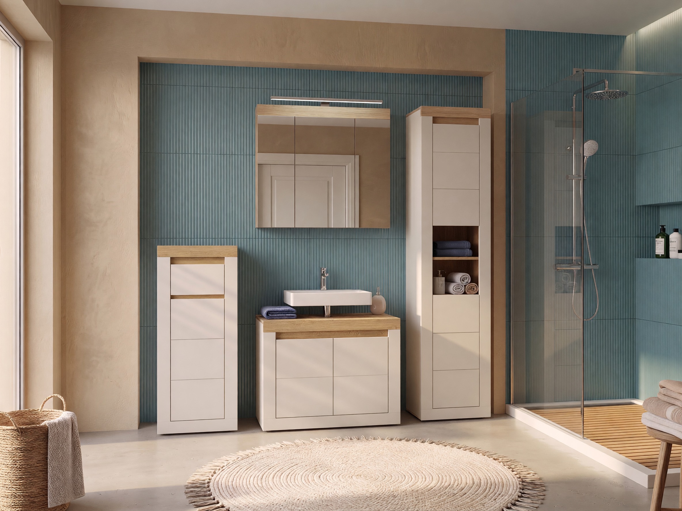 Freestanding bathroom cabinet Ophtola 124