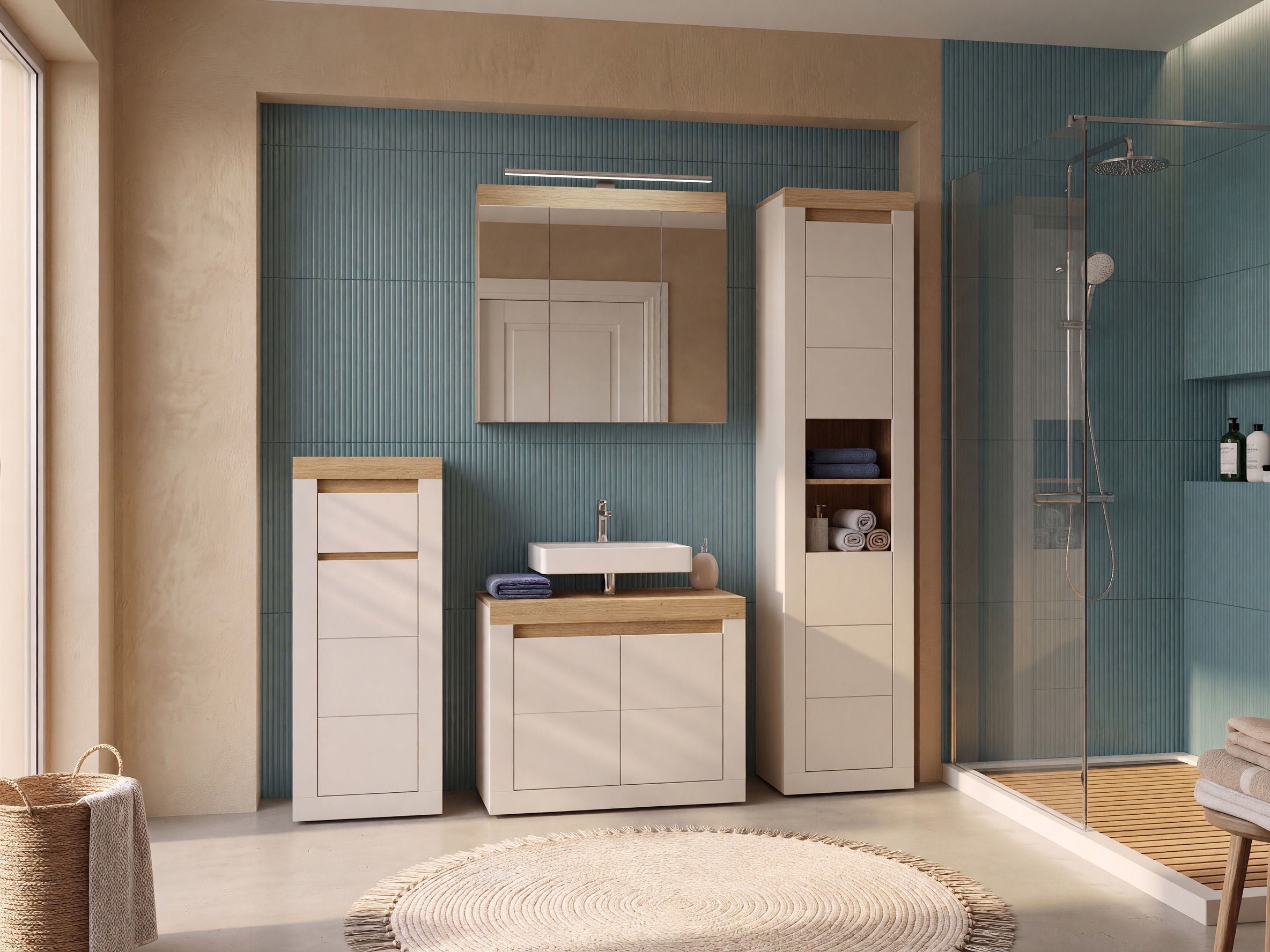 Standing bathroom cabinet Ophtola 125