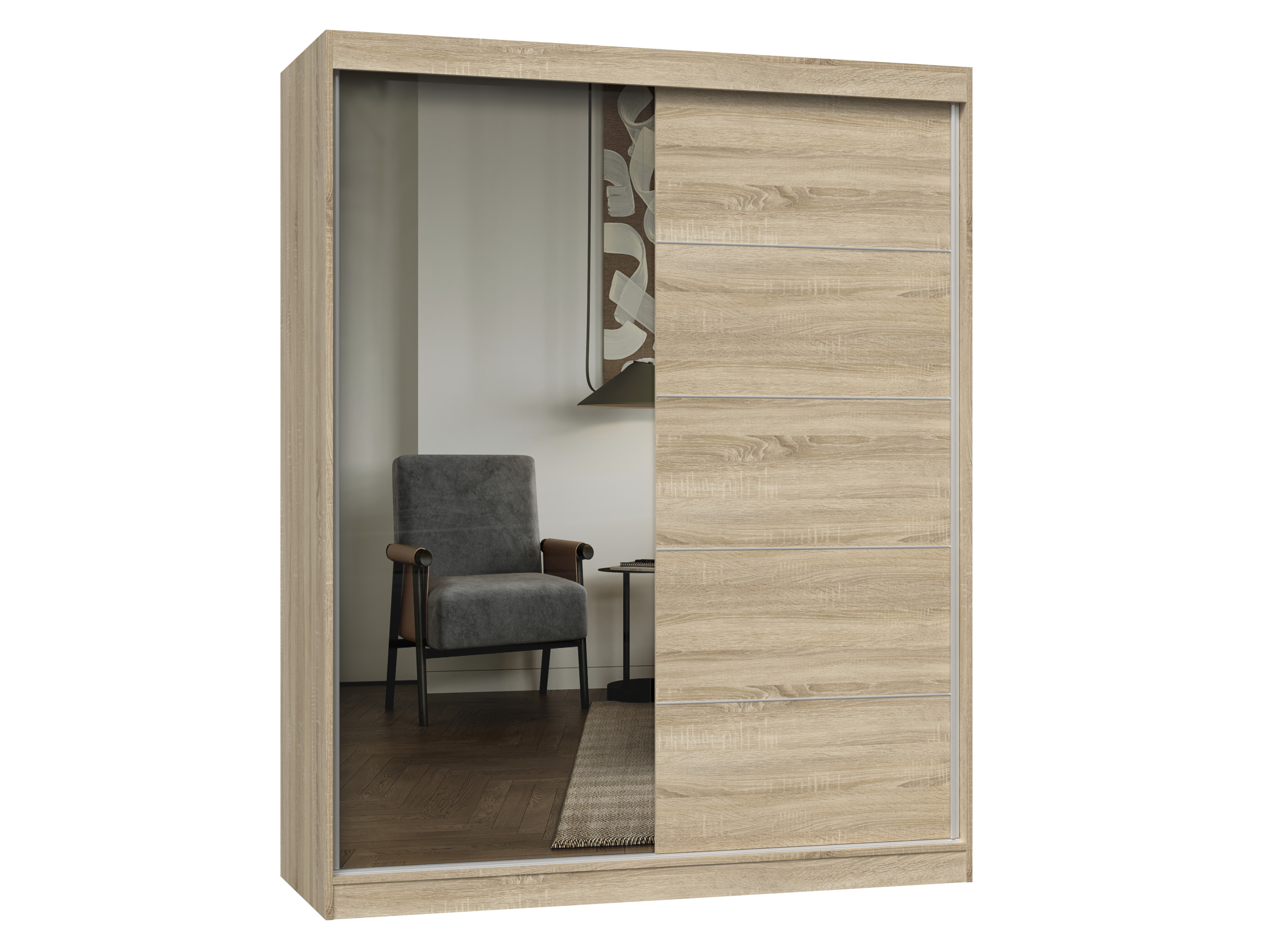 Wardrobe Mandeville 389 (Sonoma oak)