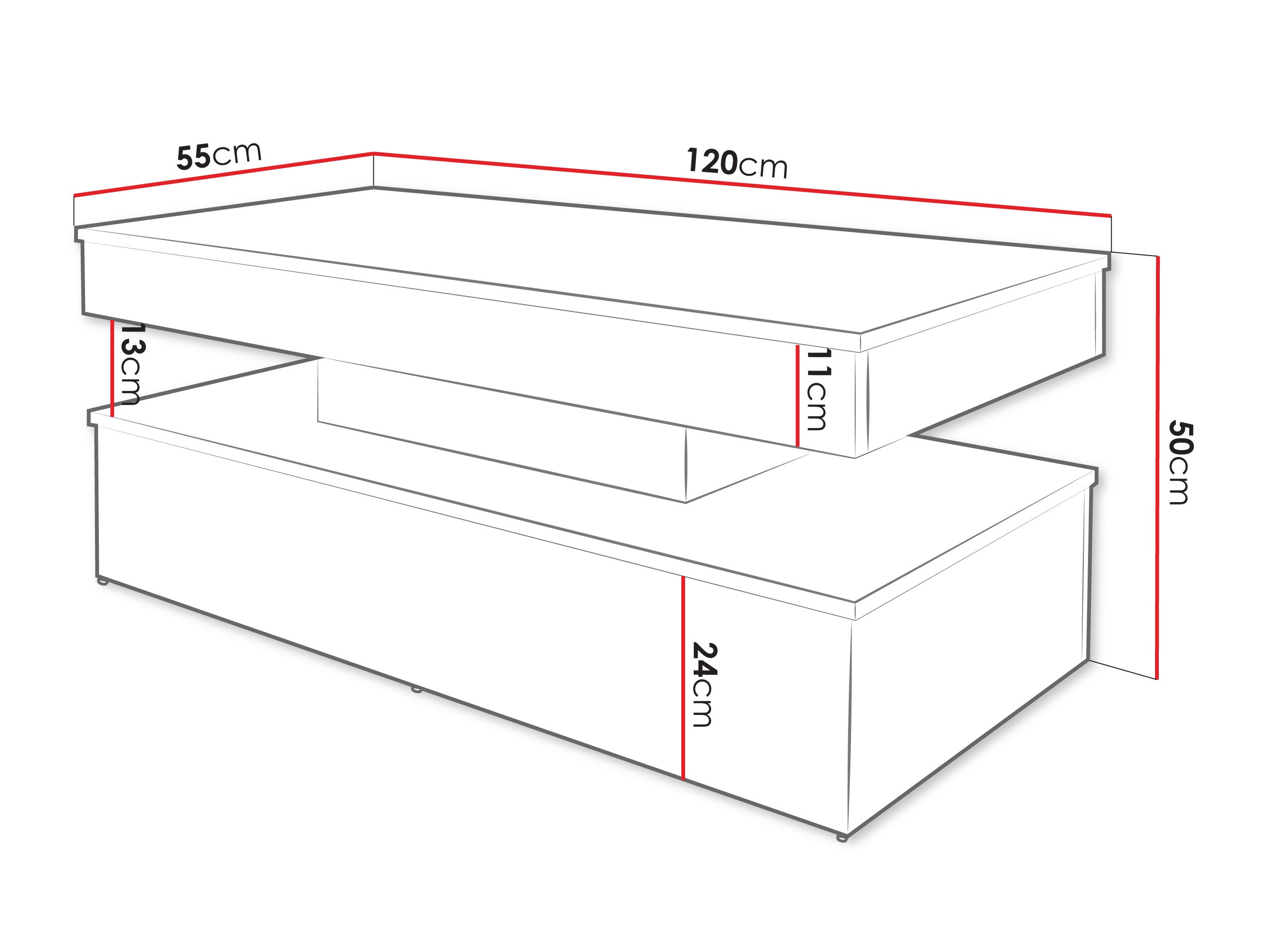 Coffee table Monfero (Cashmere)