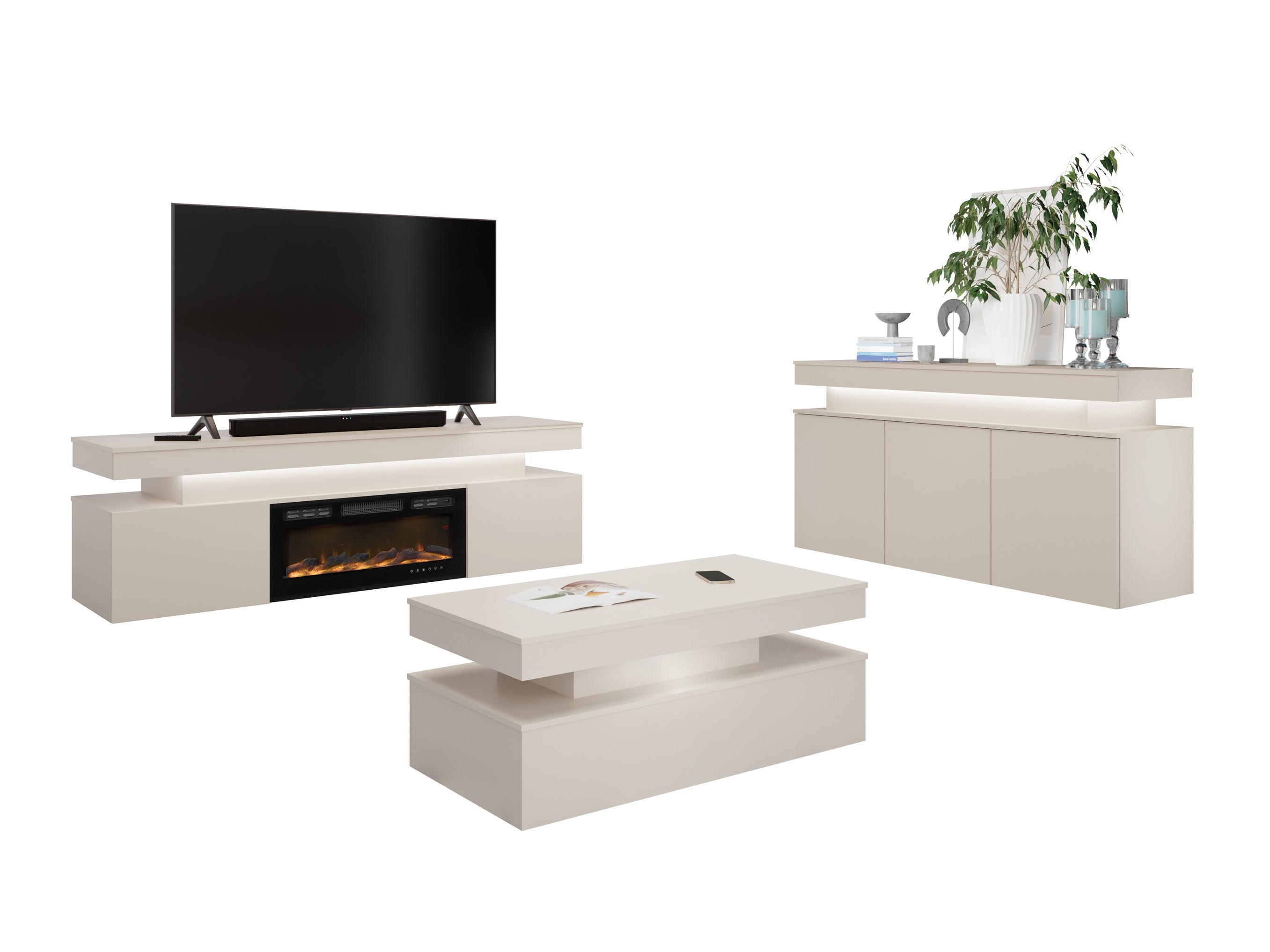 Living room set Monfero I (Cashmere)