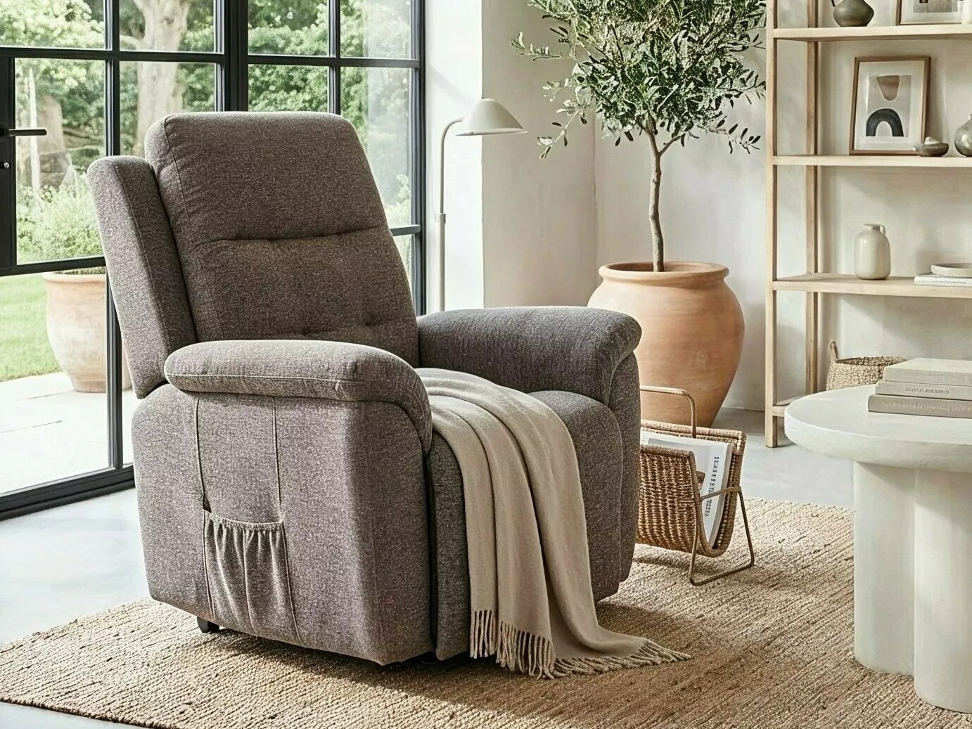 Armchair recliner Detroit 1042 (Grey)