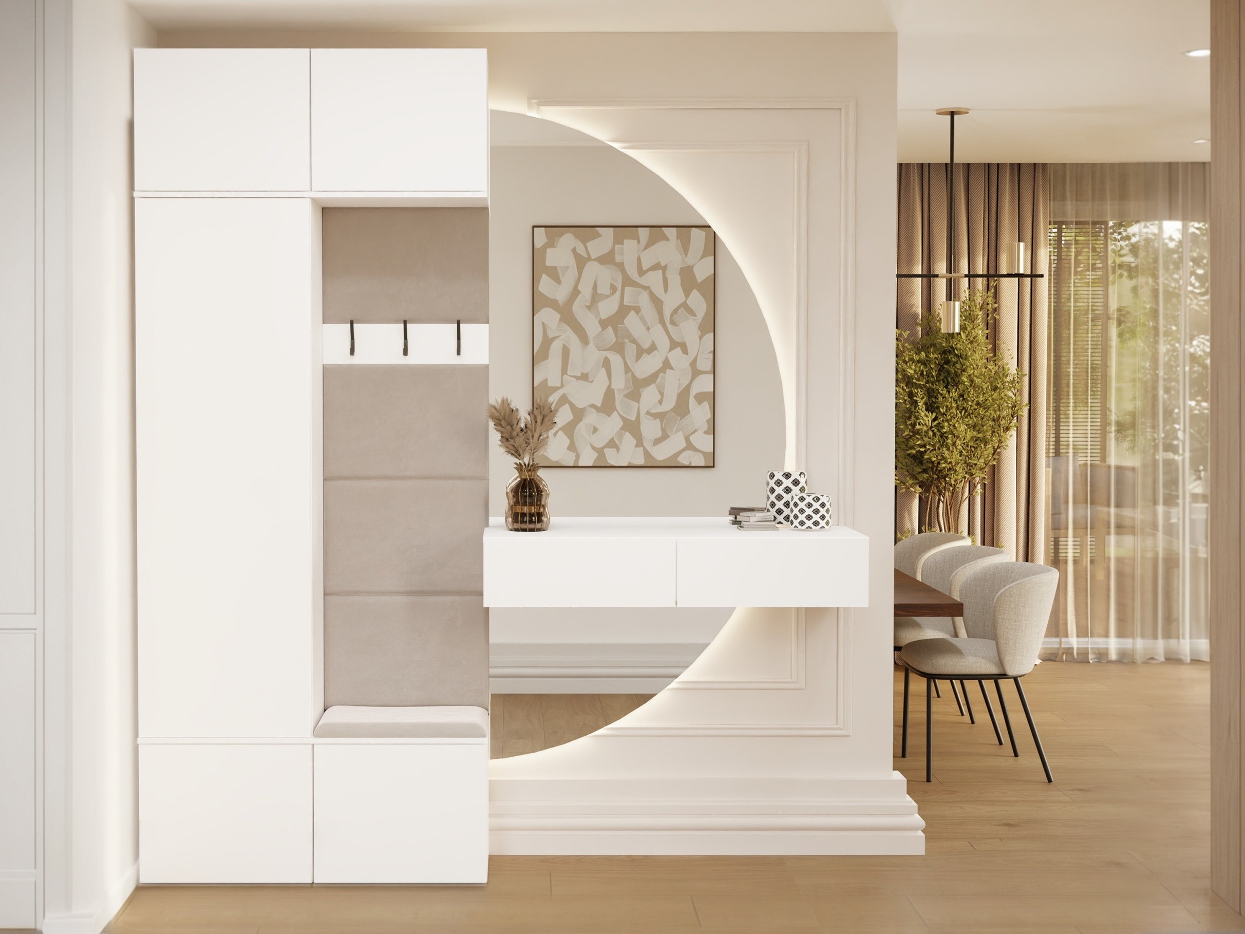 Hallway set Domtori 100 (White)