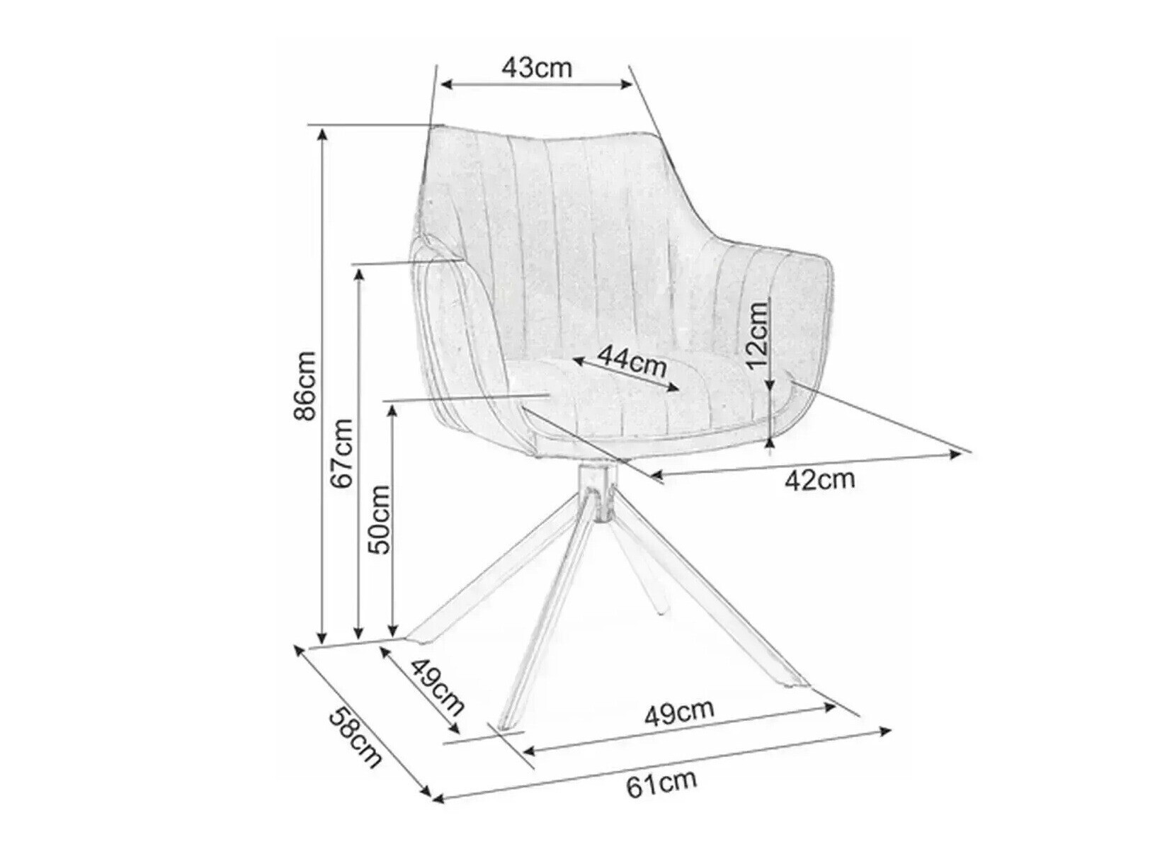 Chair Detroit 1043 (Leo 23)