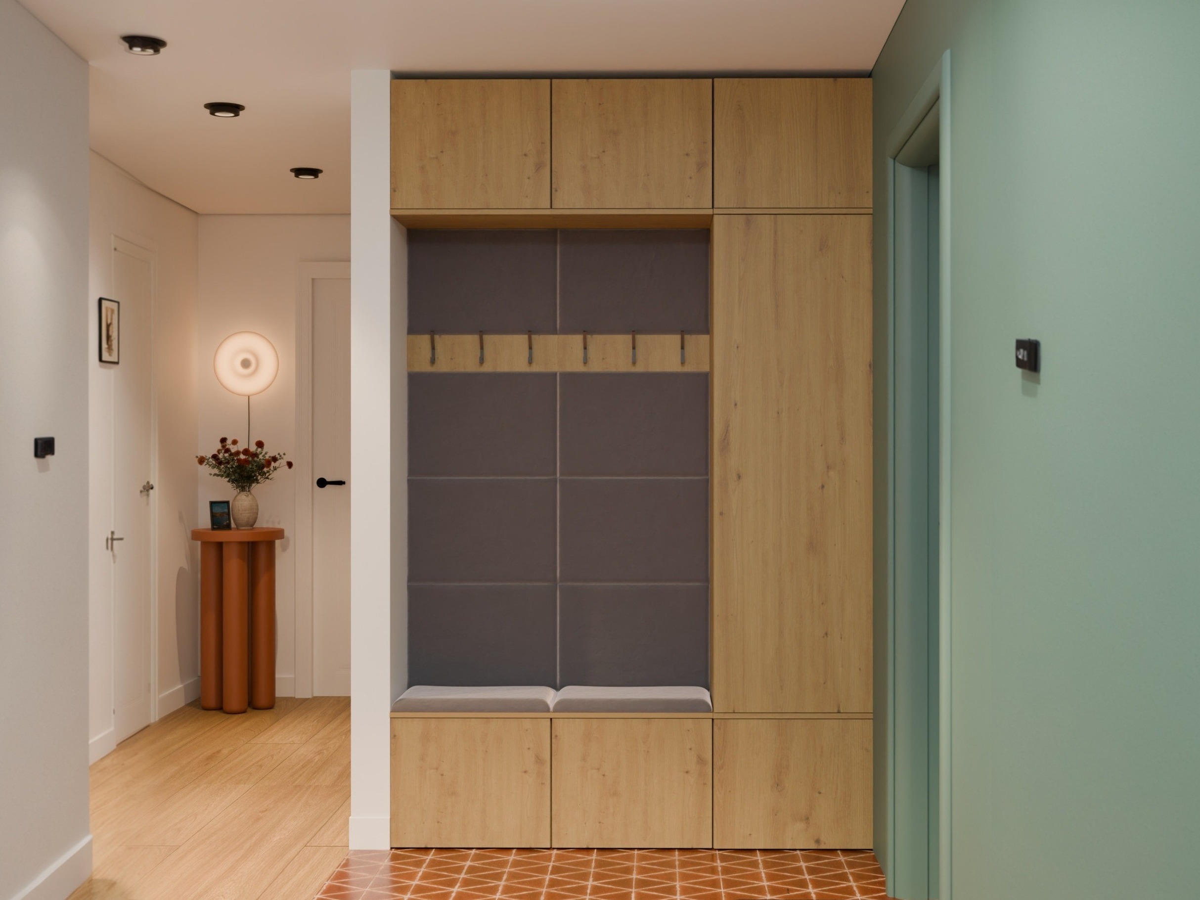 Hallway set Domtori 112 (Artisan oak)