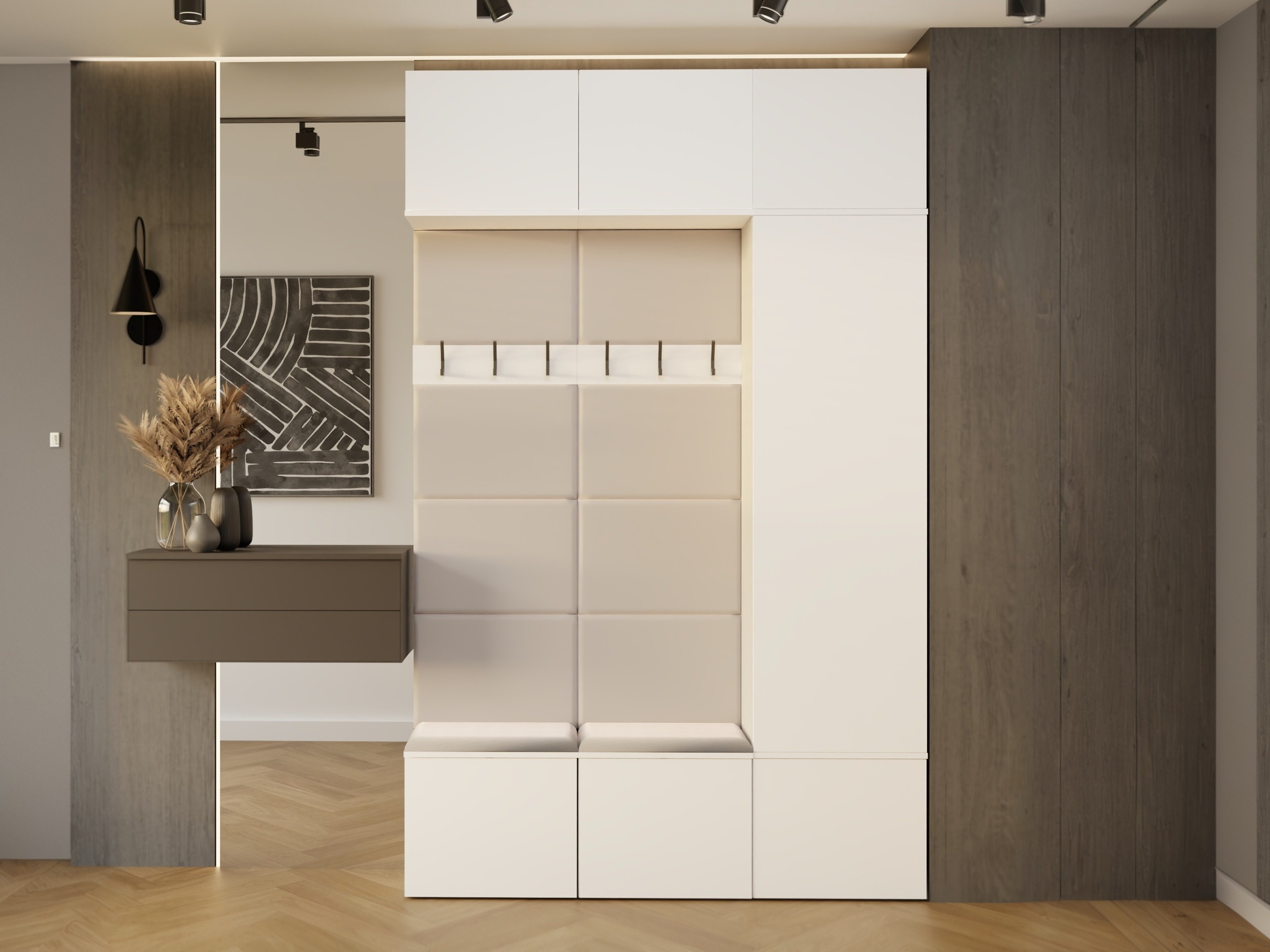 Hallway set Domtori 112 (White)