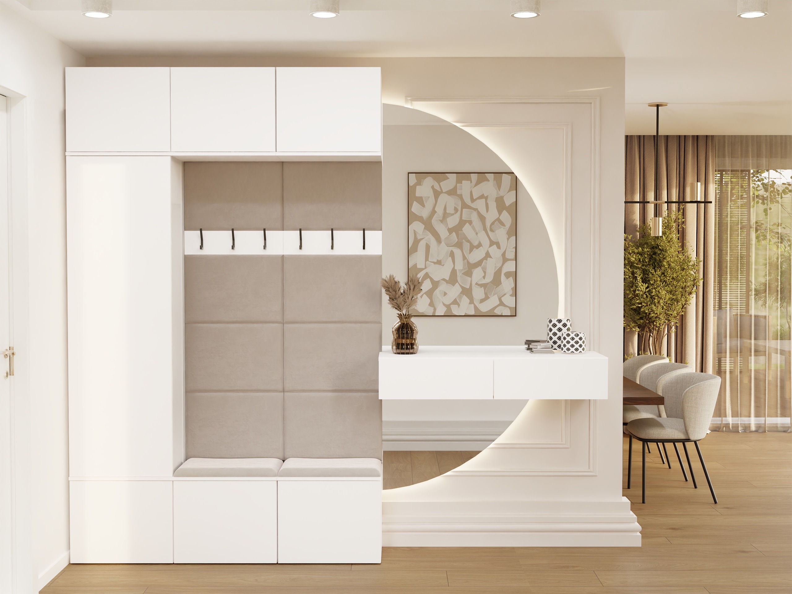 Hallway set Domtori 112 (White)