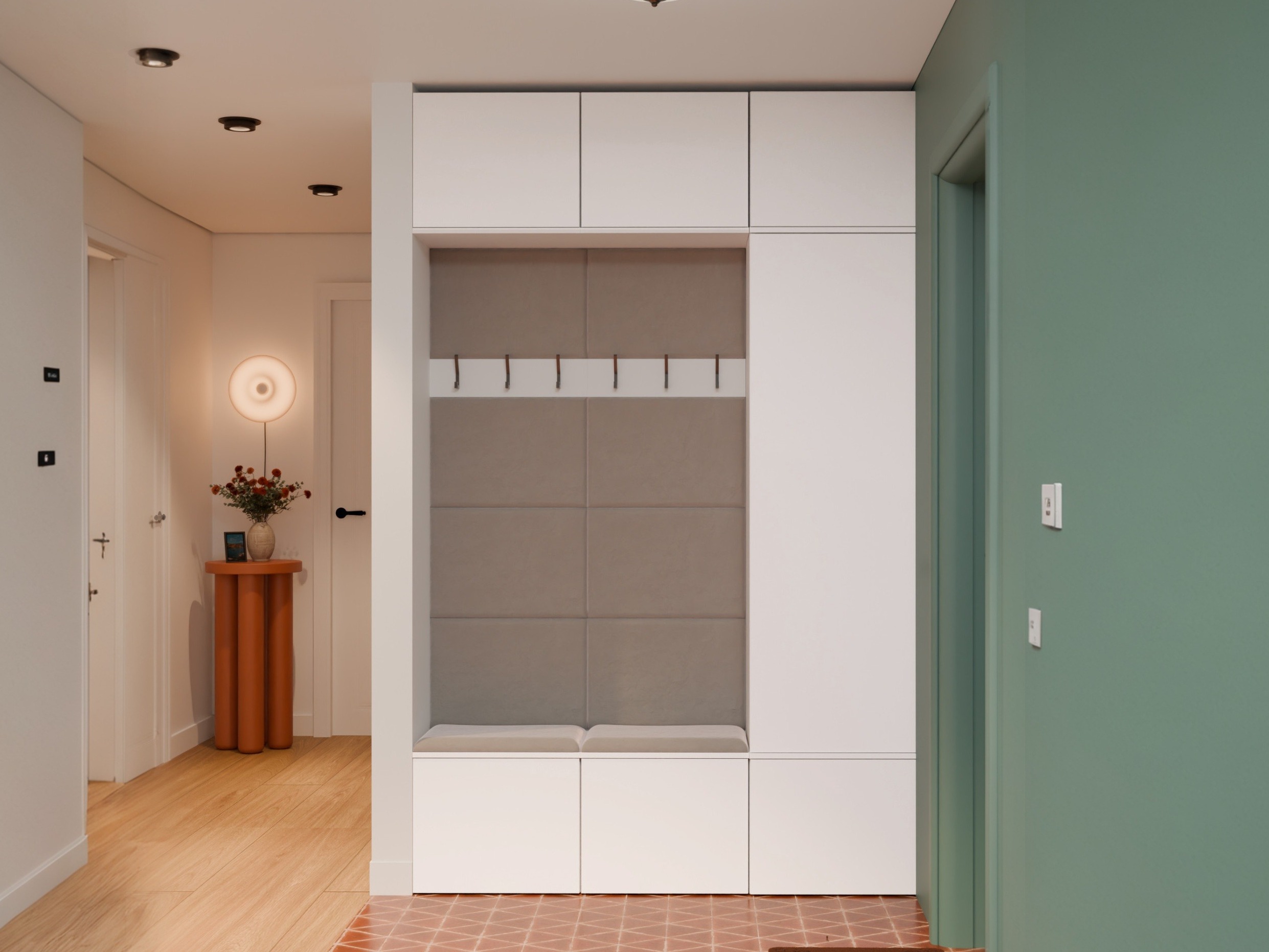 Hallway set Domtori 112 (White)