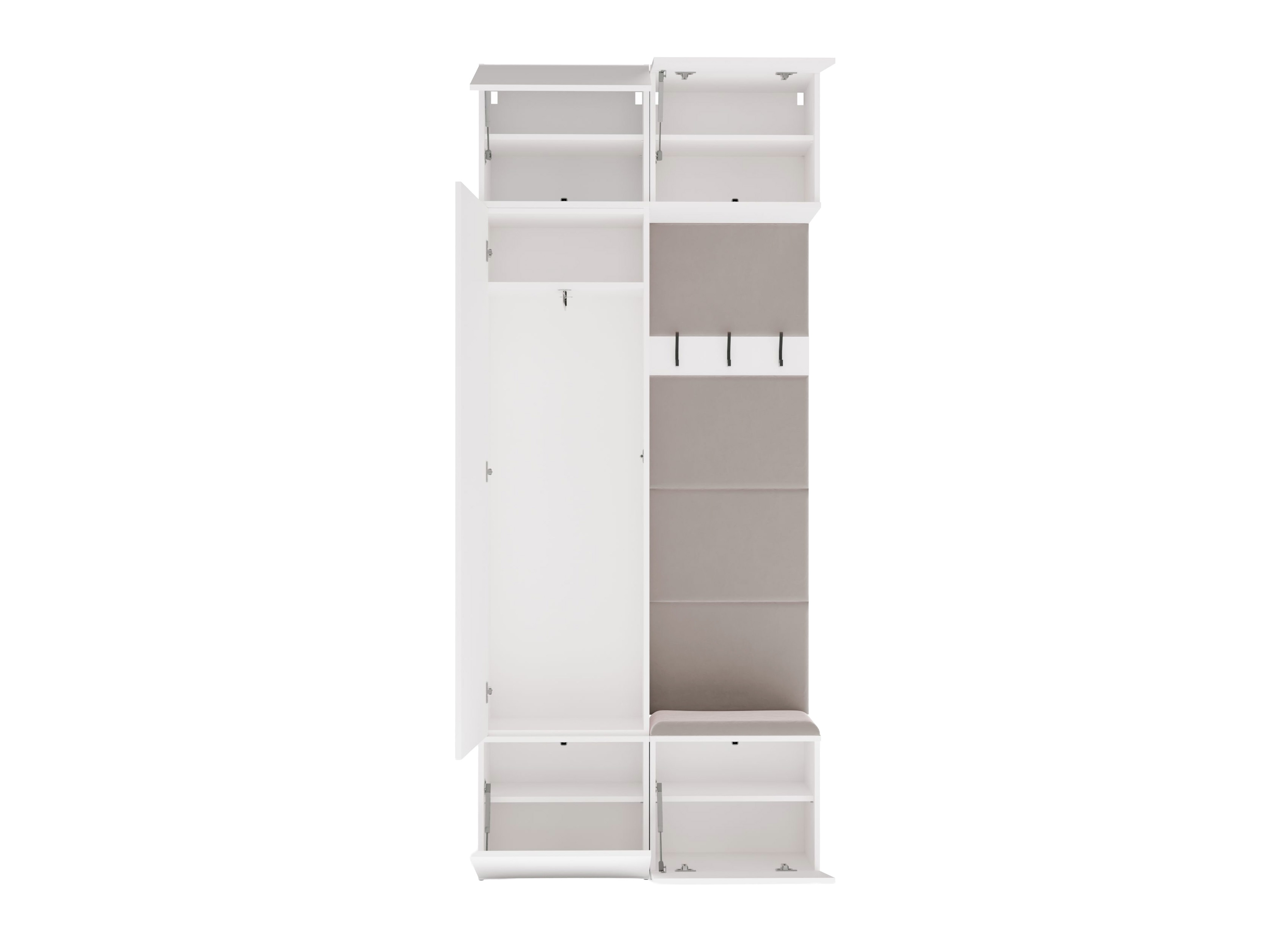 Hallway set Domtori 100 (White)