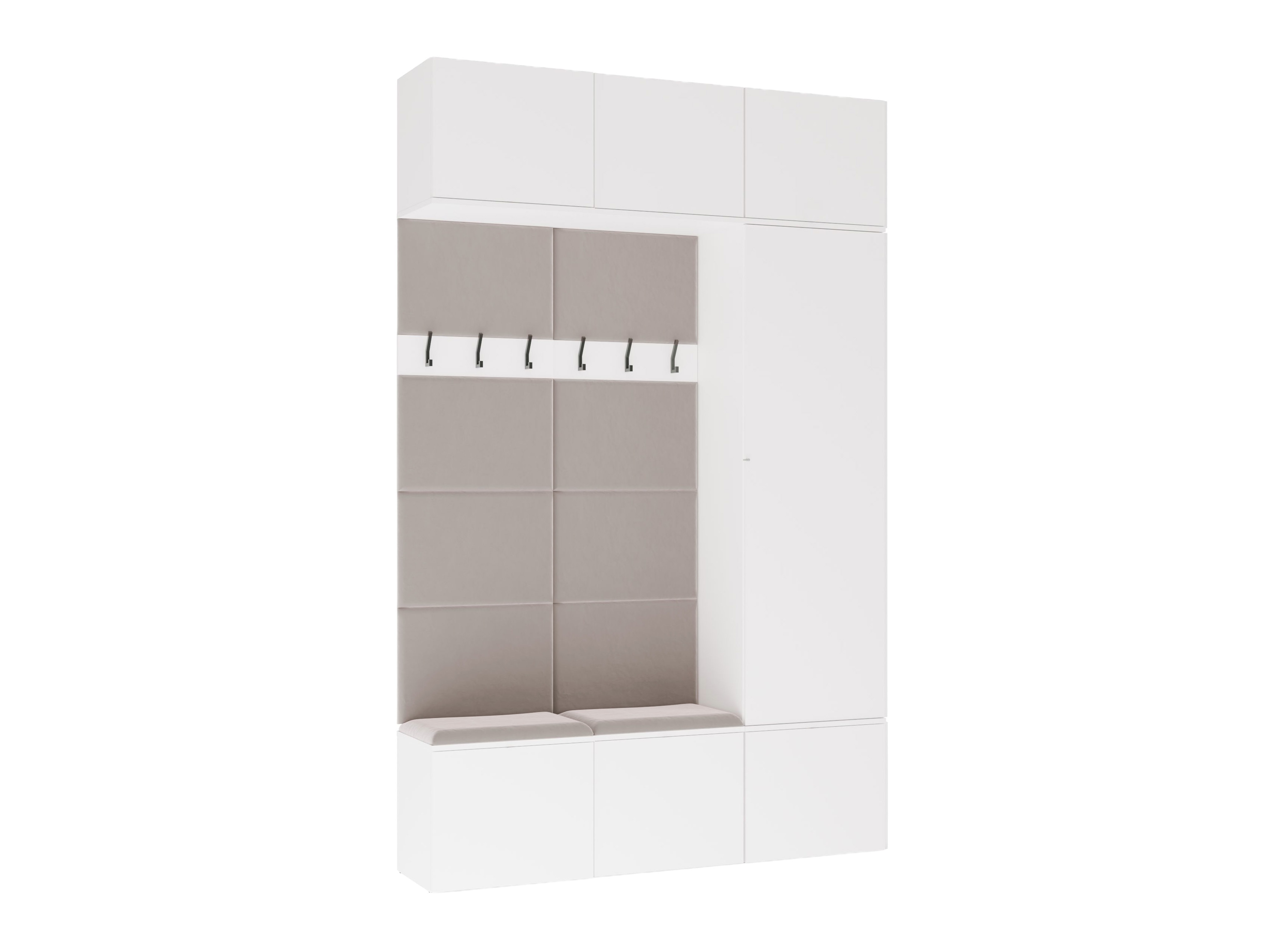 Hallway set Domtori 112 (White)
