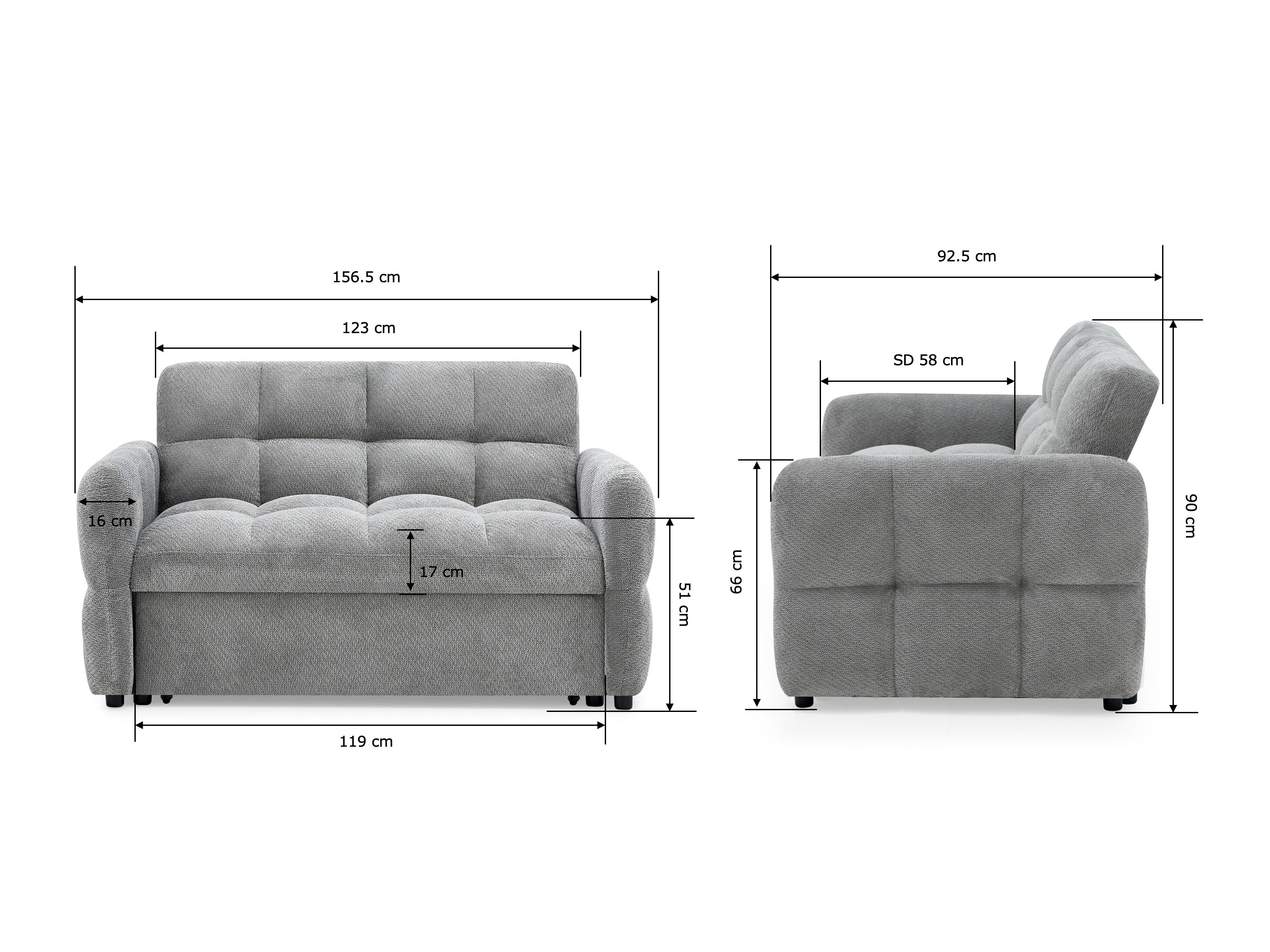 Sofa bed Comfivo Moditas (Egon 11)
