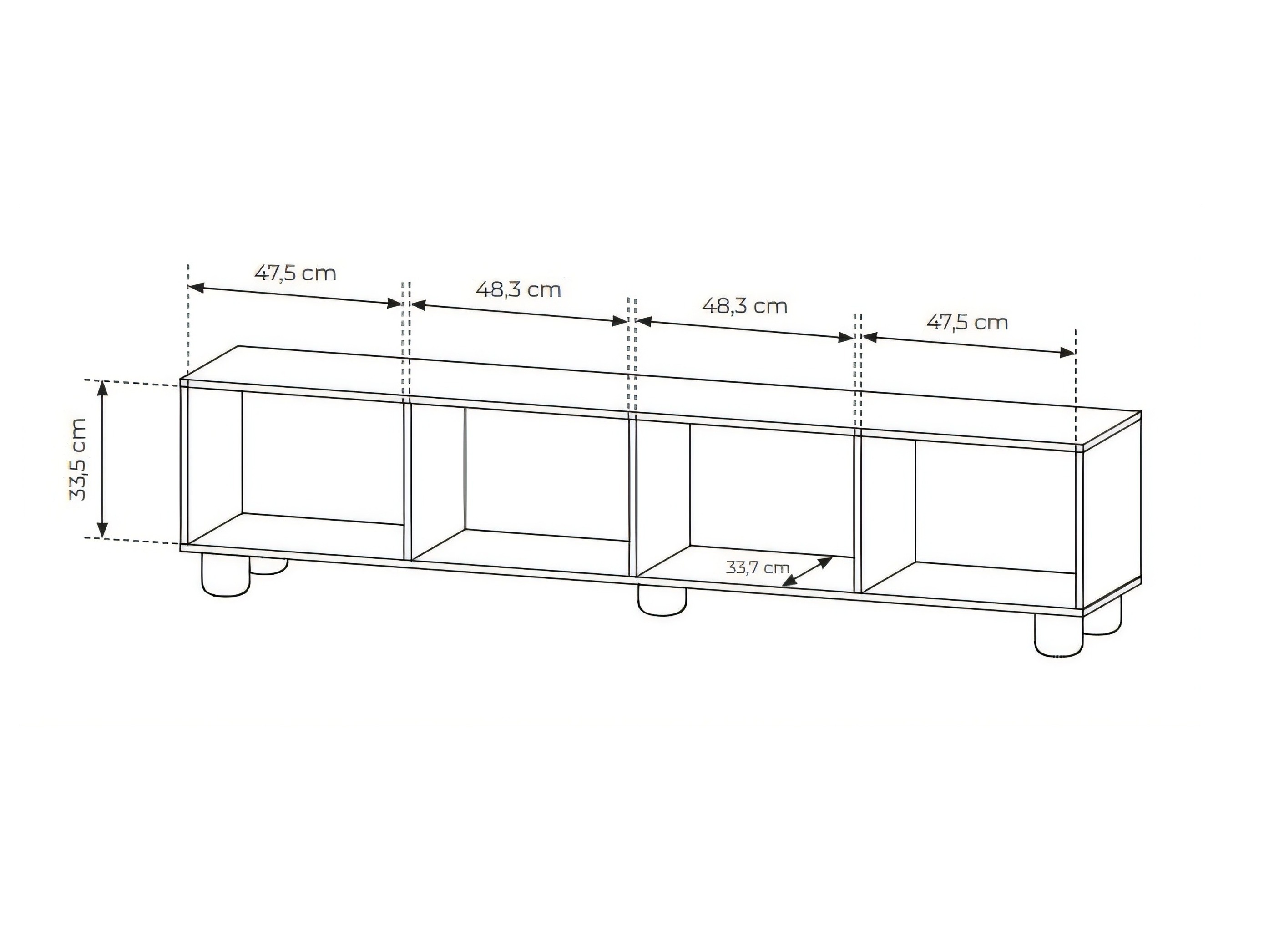 TV stand Verdoru 105