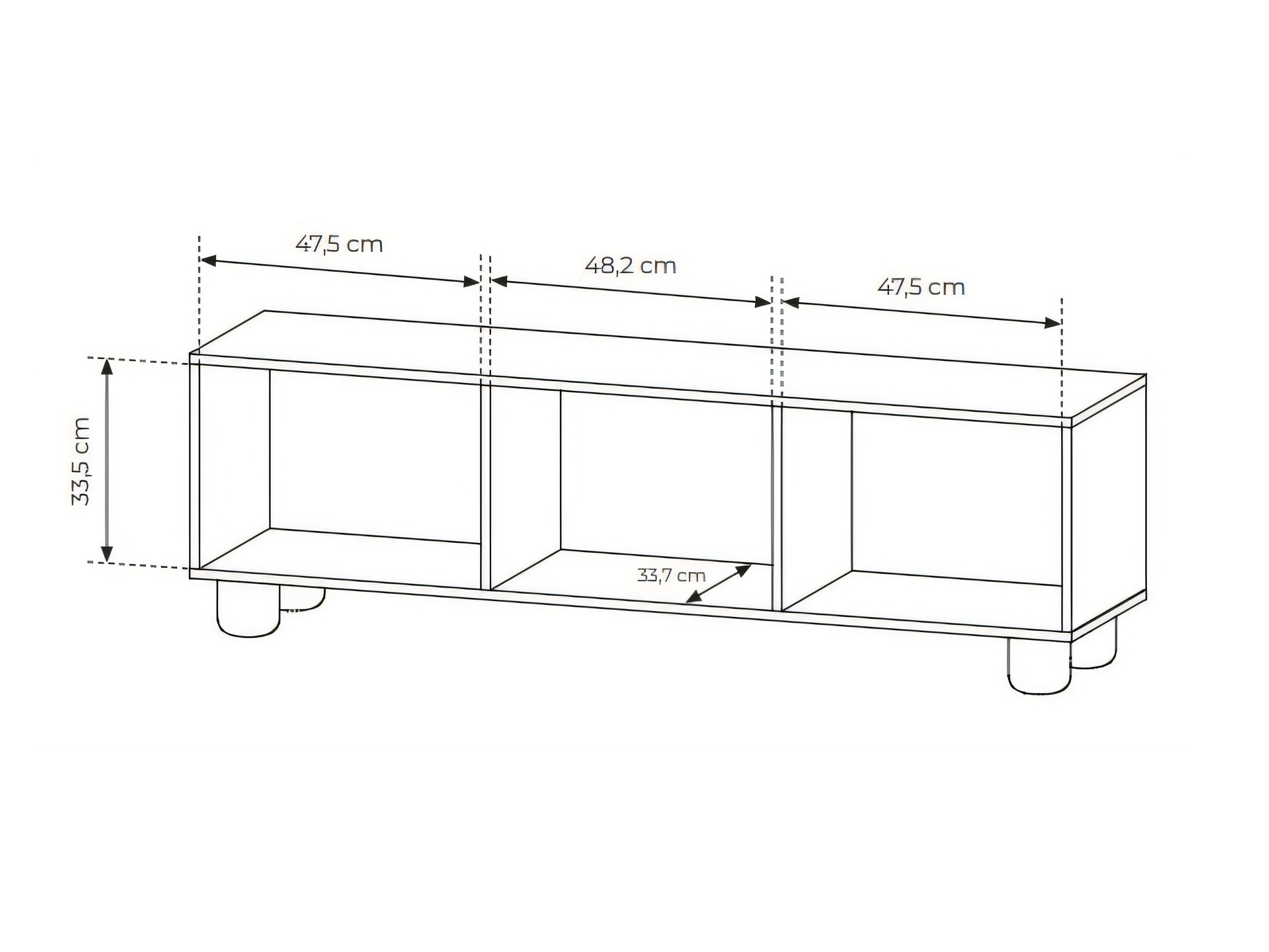 TV stand Verdoru 106