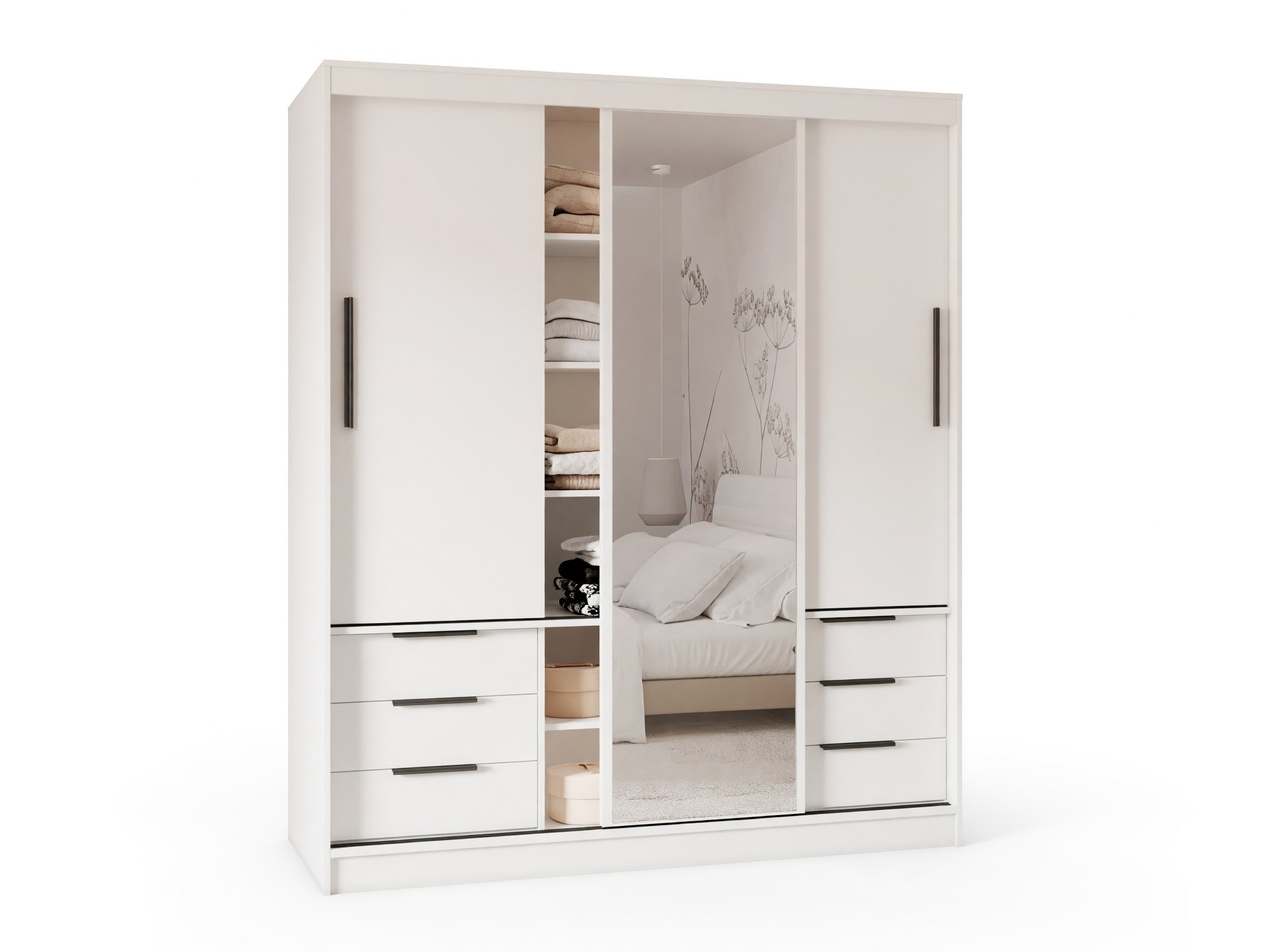 Wardrobe Fresno 184 (White)