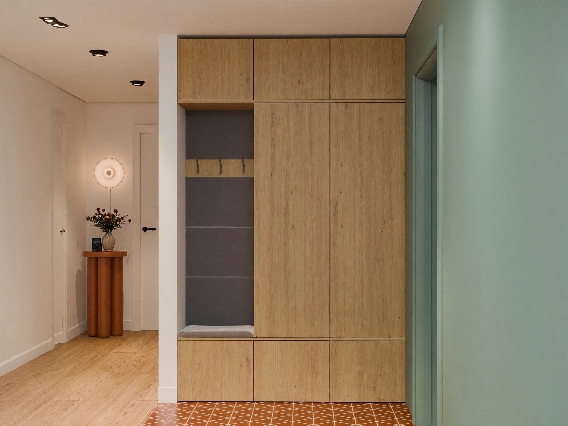 Hallway set Domtori 113 (Artisan oak)