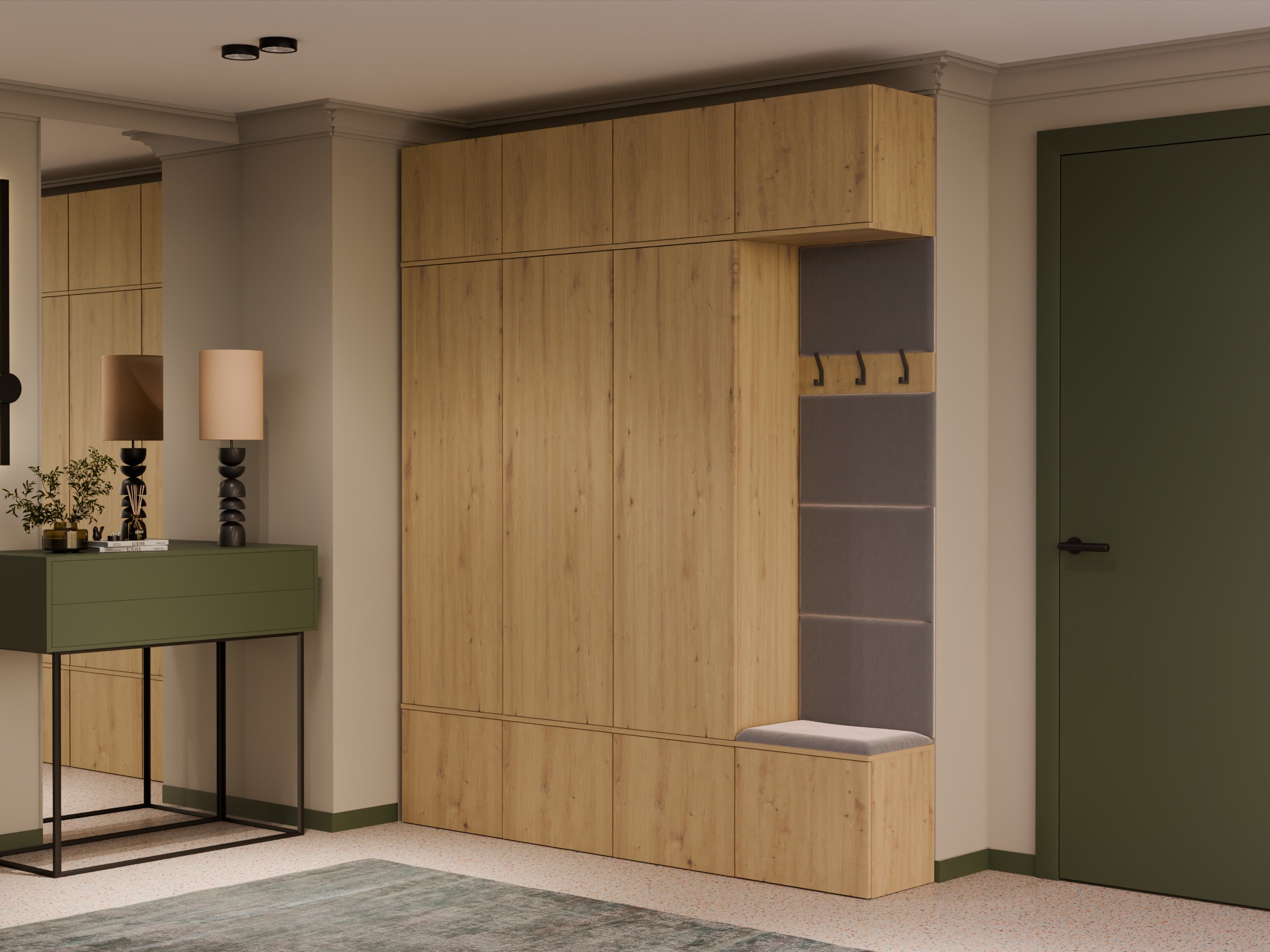 Hallway set Domtori 113 (Artisan oak)