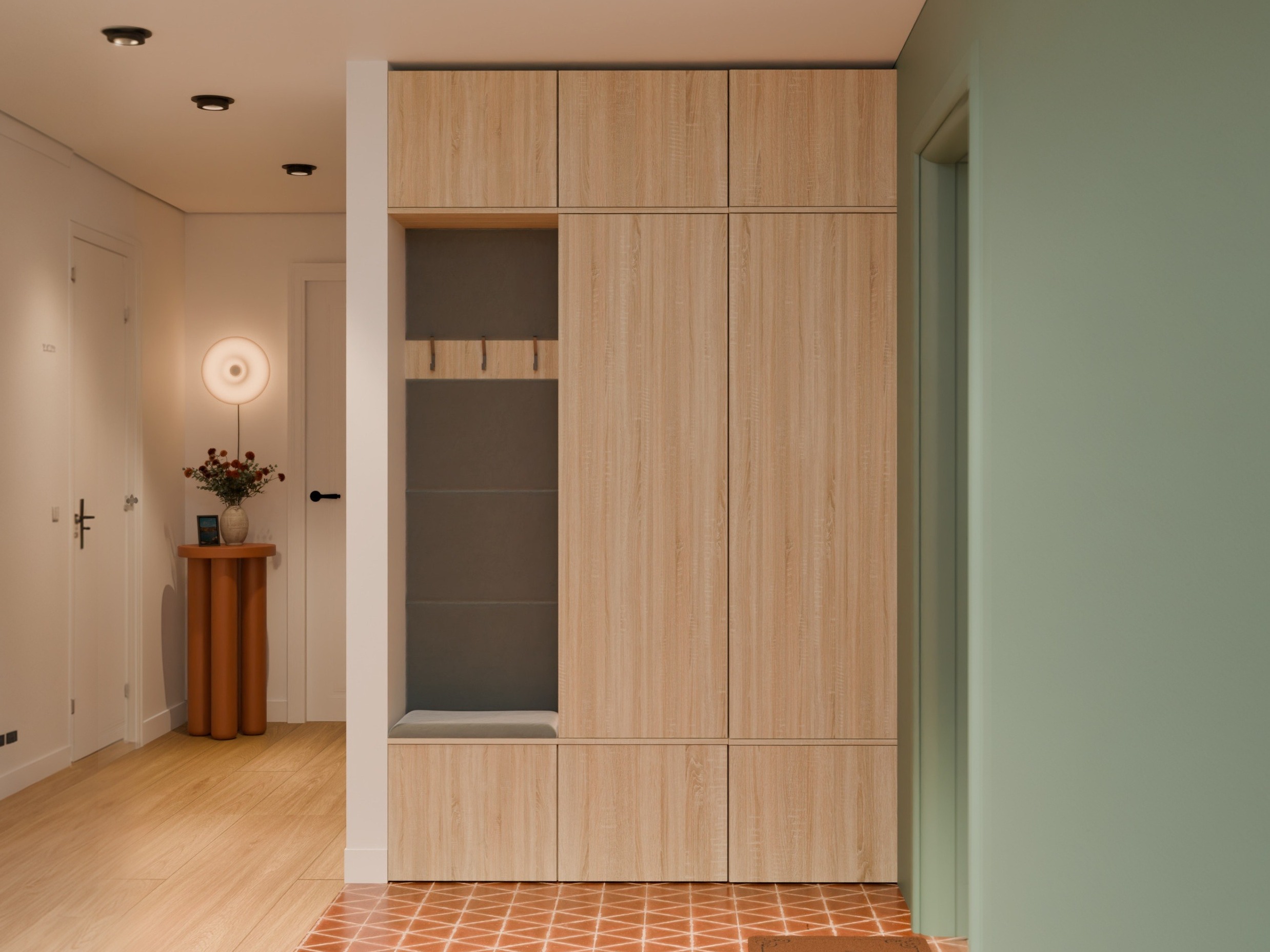 Hallway set Domtori 113 (Sonoma oak)