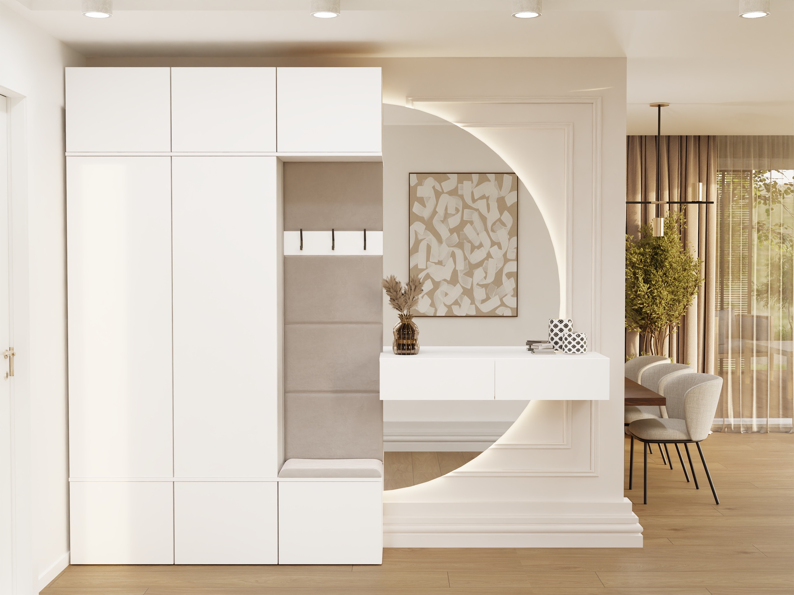 Hallway set Domtori 113 (White)