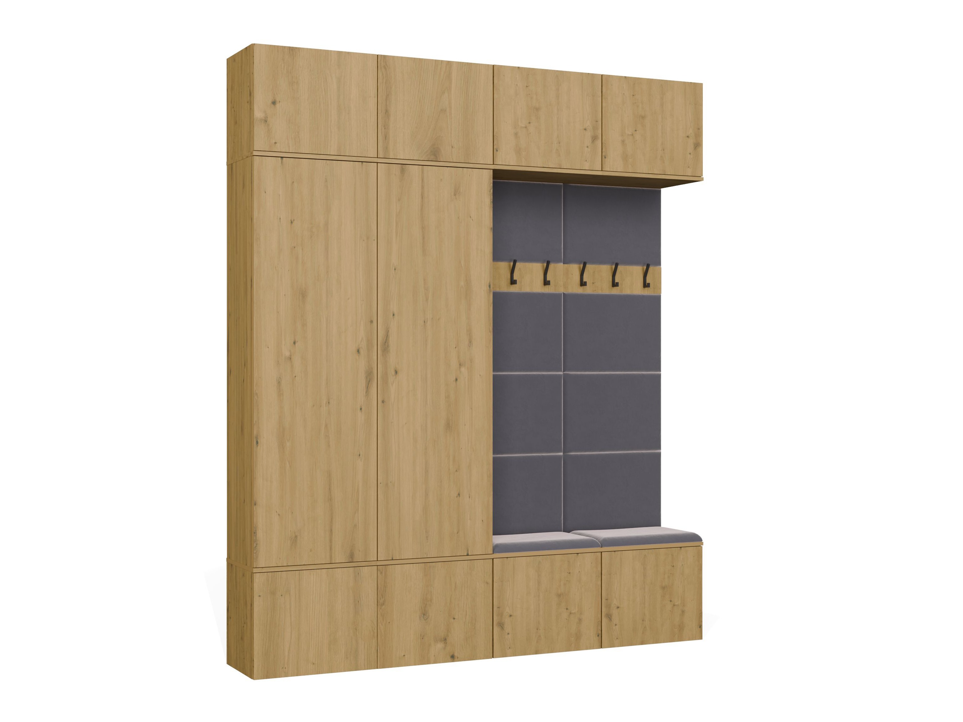 Hallway set Domtori 114 (Artisan oak)