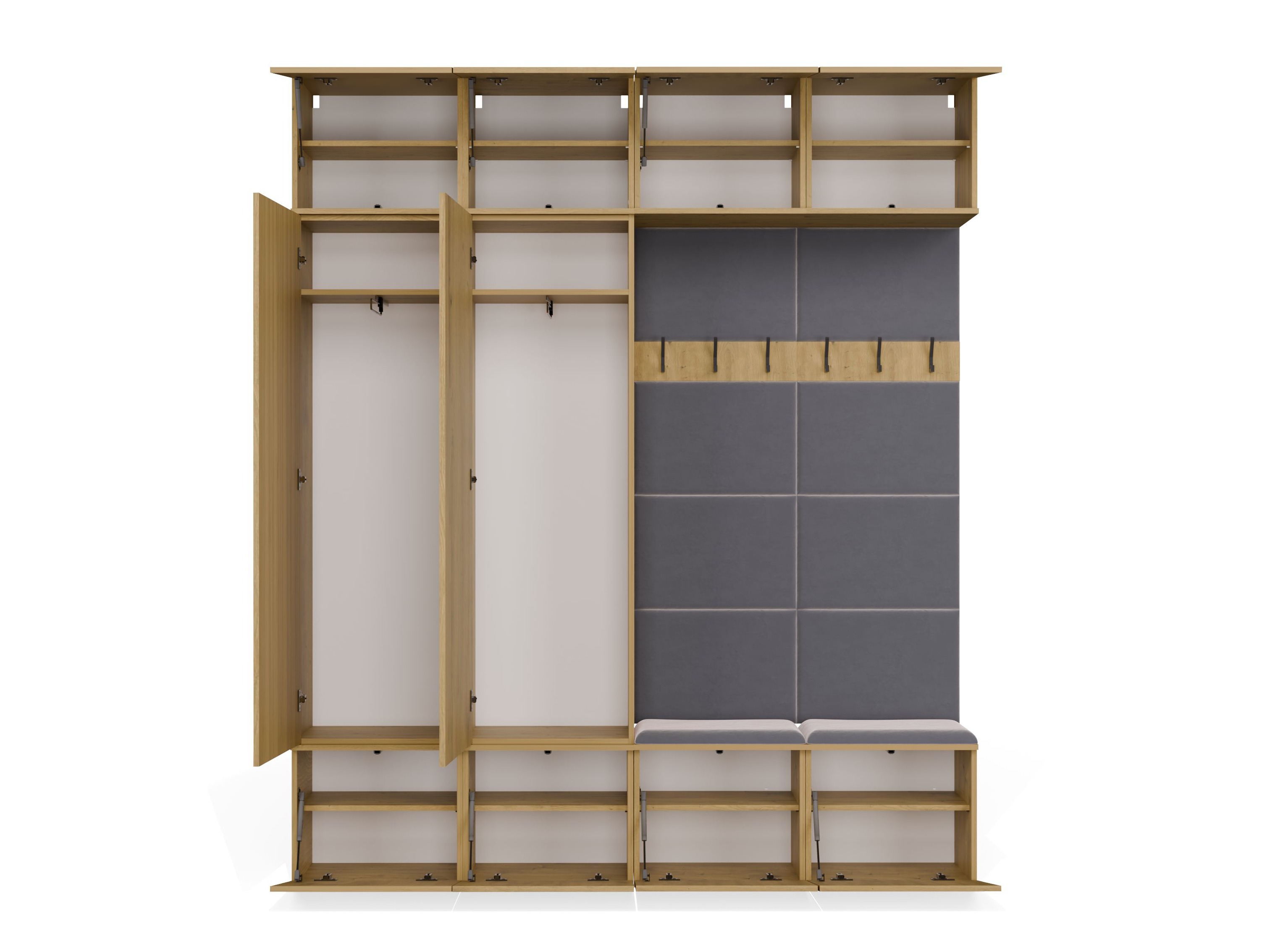 Hallway set Domtori 114 (Artisan oak)