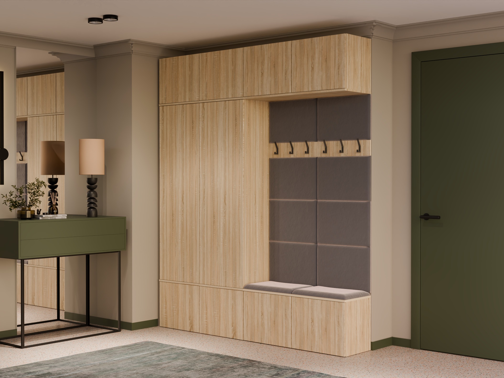 Hallway set Domtori 114 (Sonoma oak)