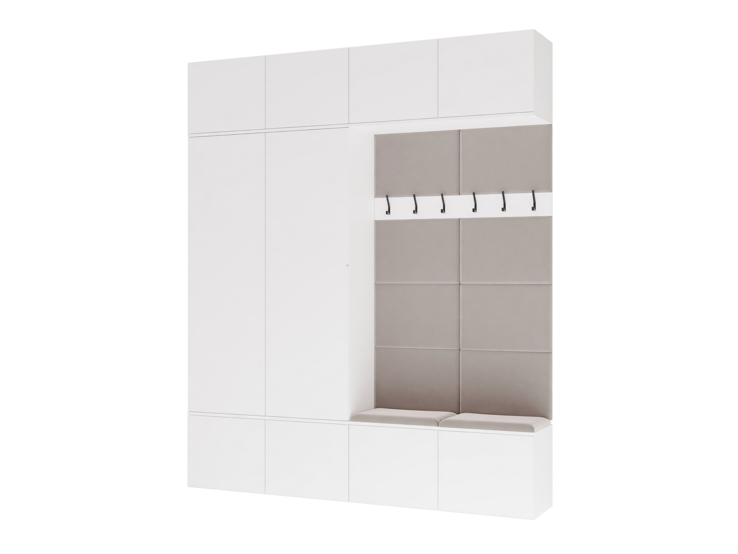 Hallway set Domtori 114 (White)