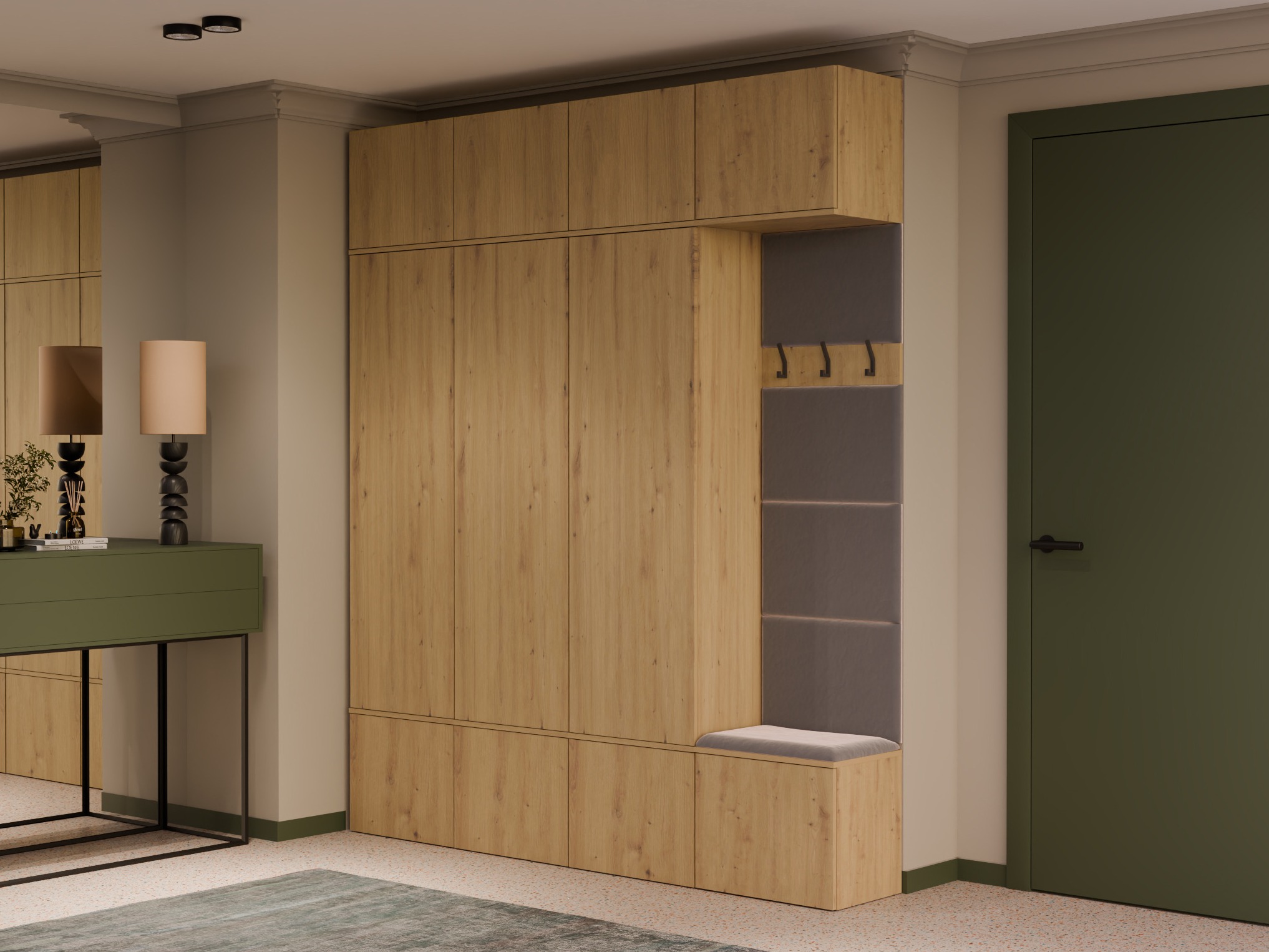 Hallway set Domtori 115 (Artisan oak)