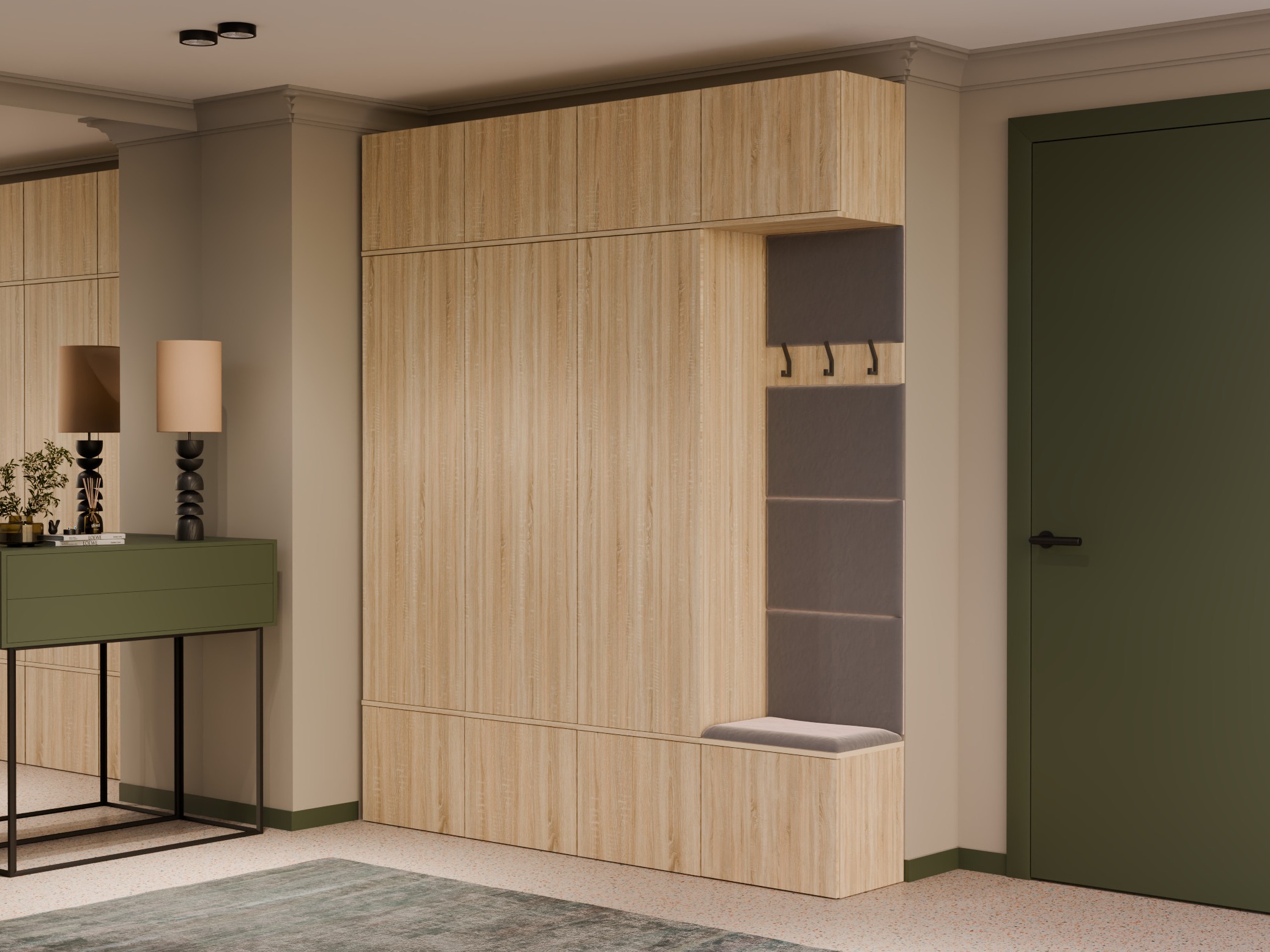 Hallway set Domtori 115 (Sonoma oak)