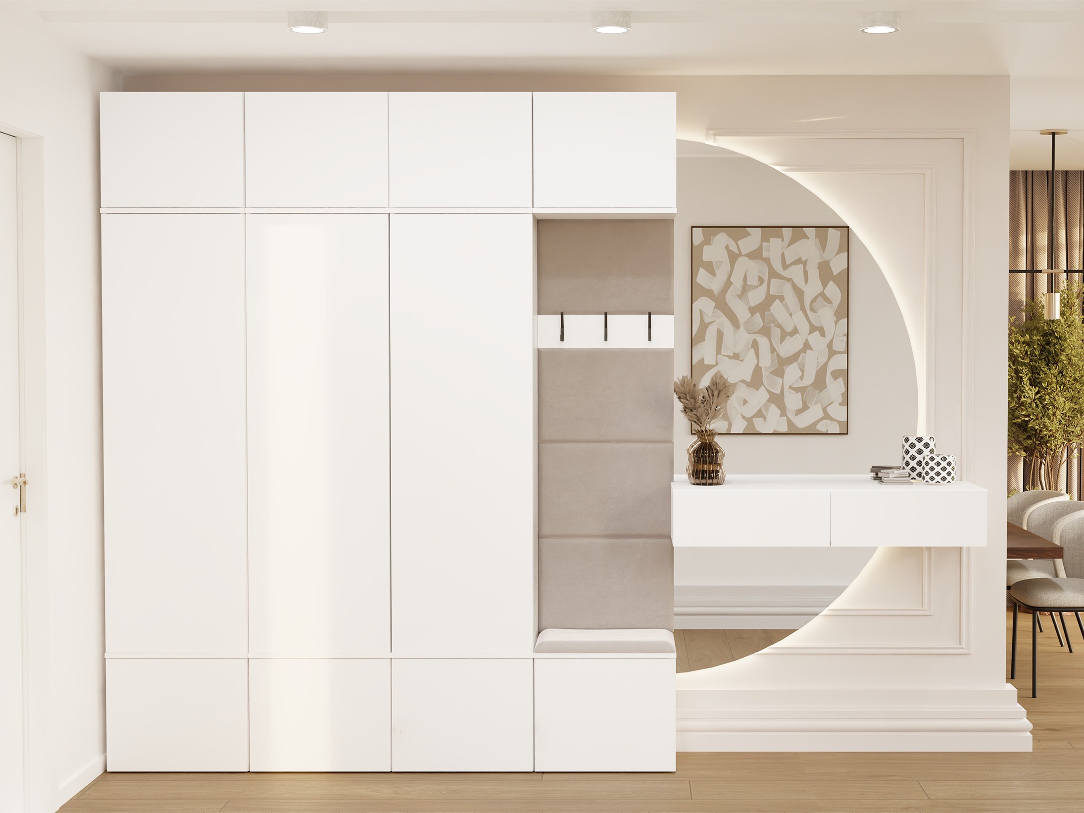 Hallway set Domtori 115 (White)