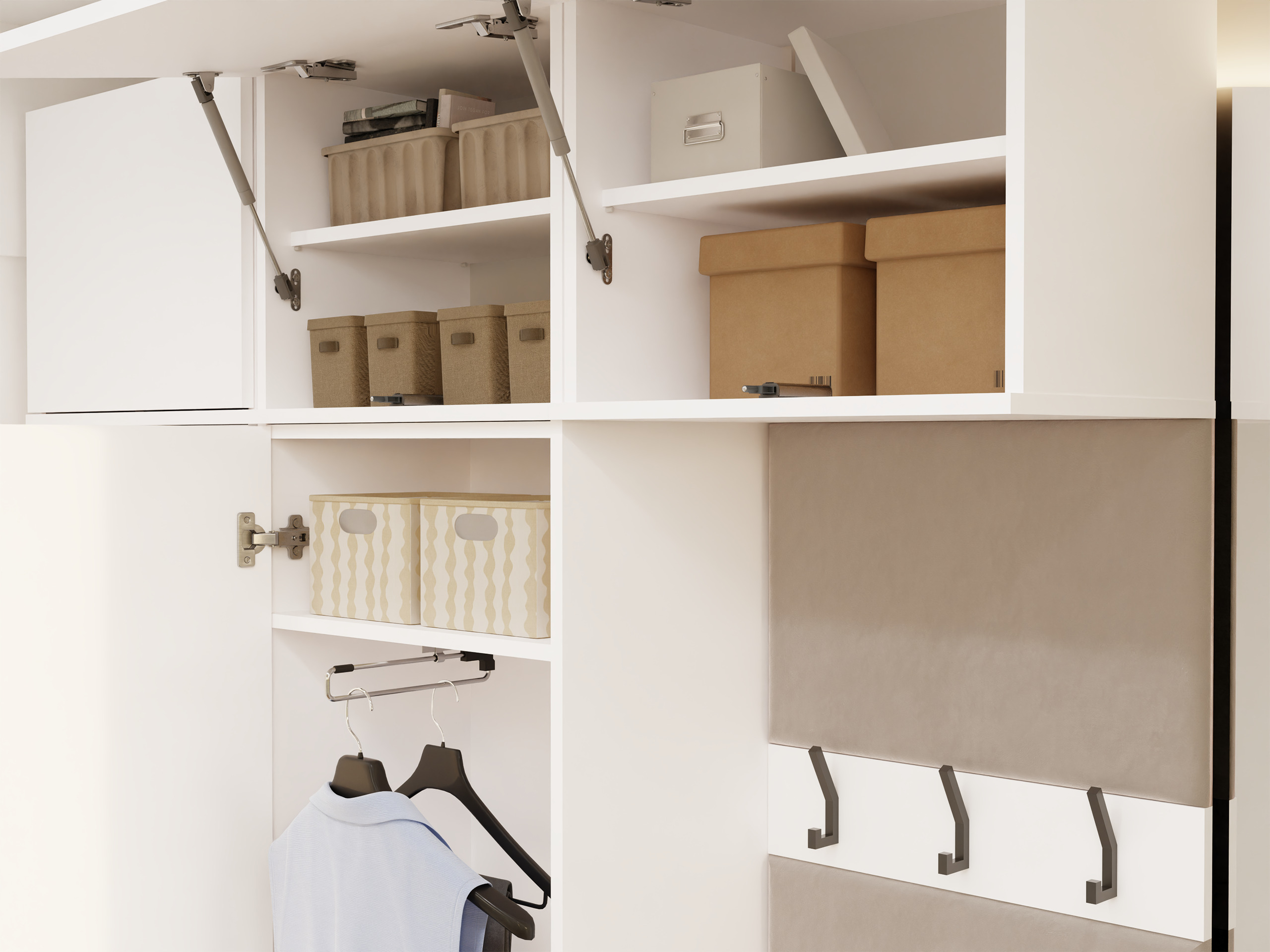 Hallway set Domtori 115 (White)