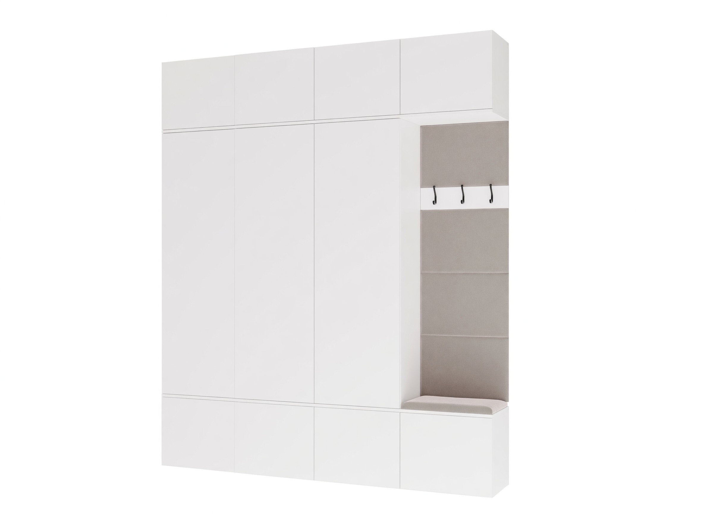 Hallway set Domtori 115 (White)