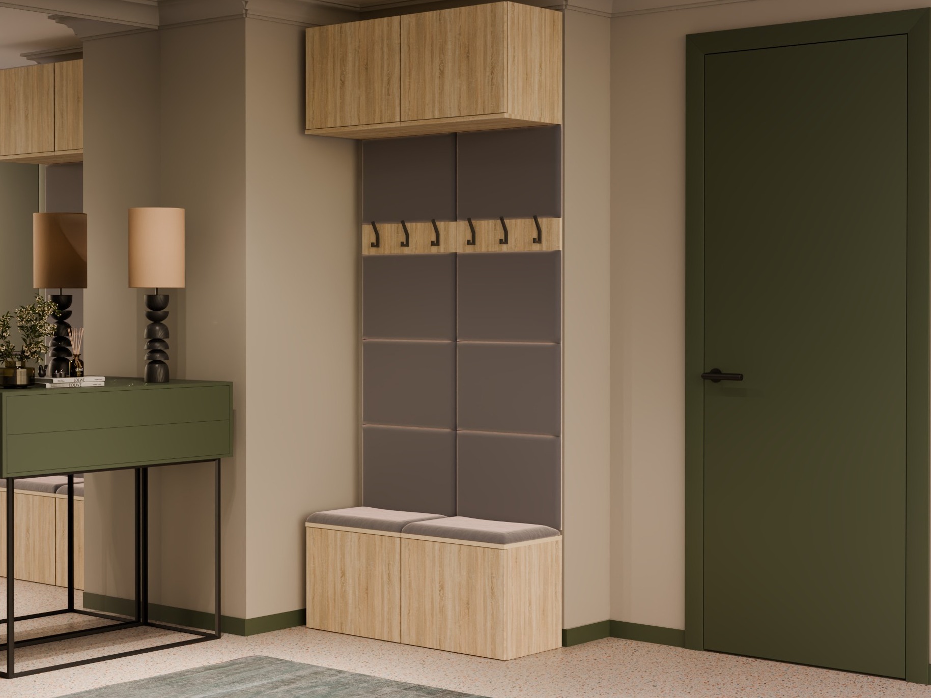 Hallway set Domtori 116 (Sonoma oak)